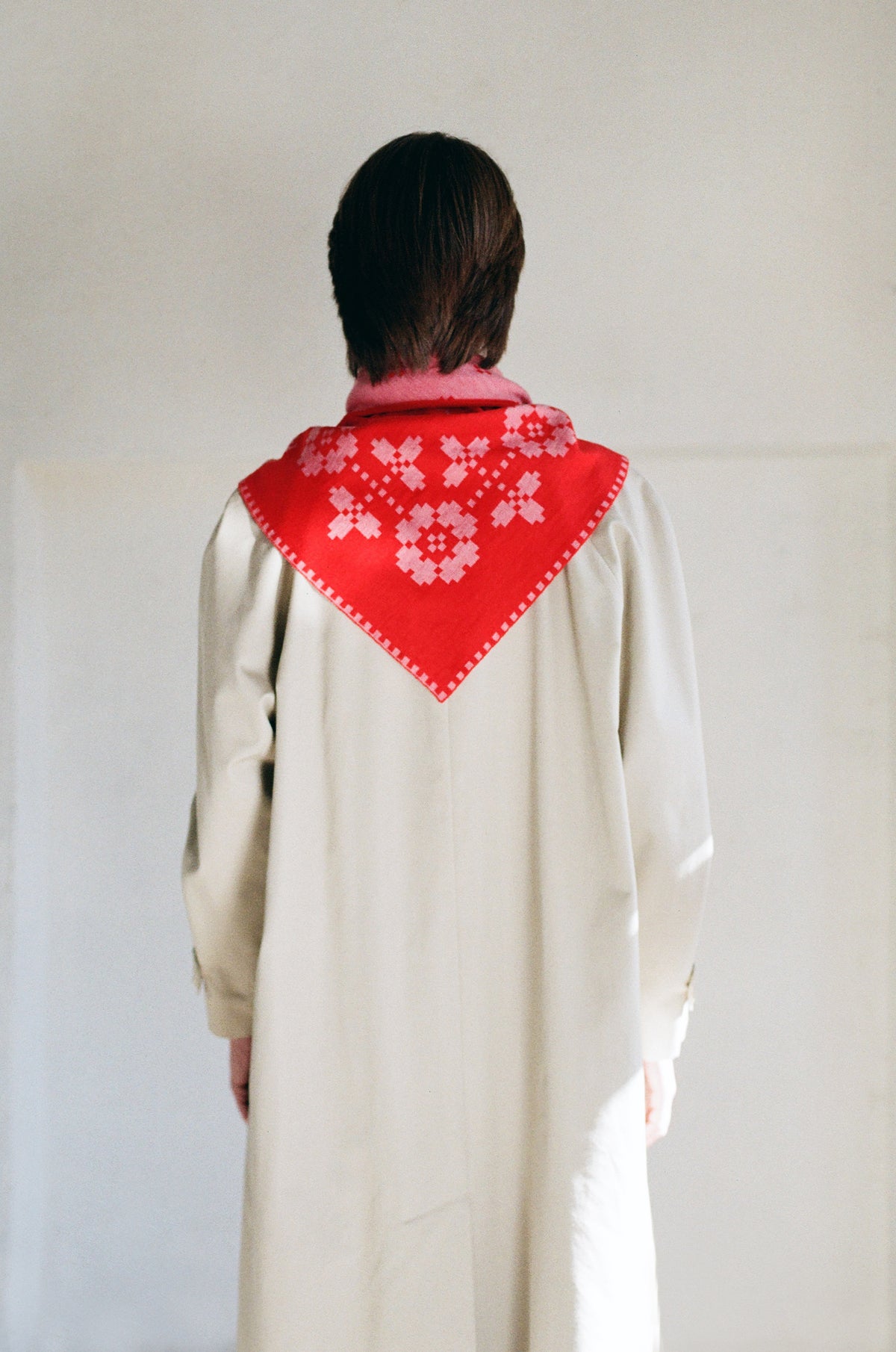 Garden Scarf in Wild Rose