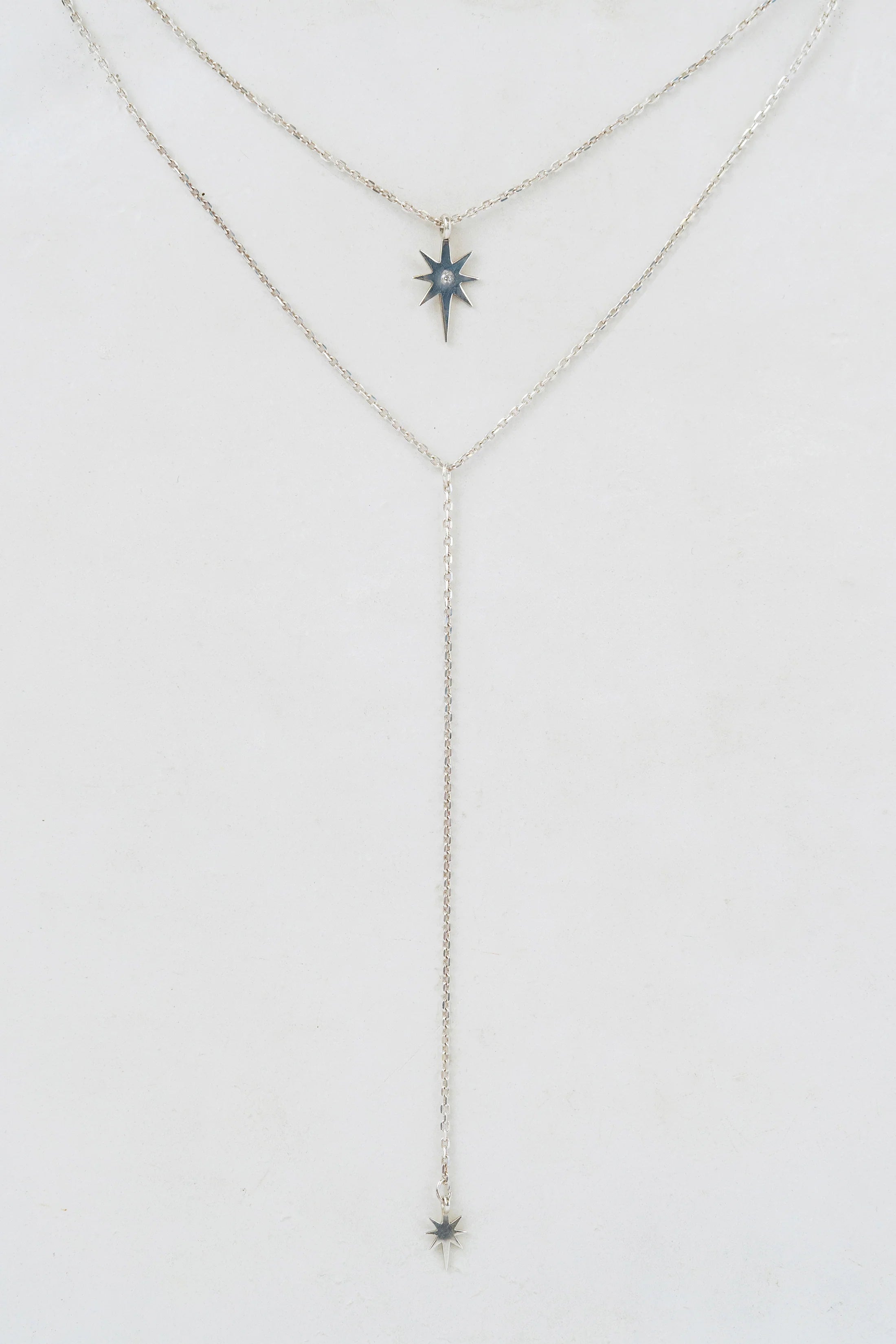 Pendant with stars "Timeless" silver