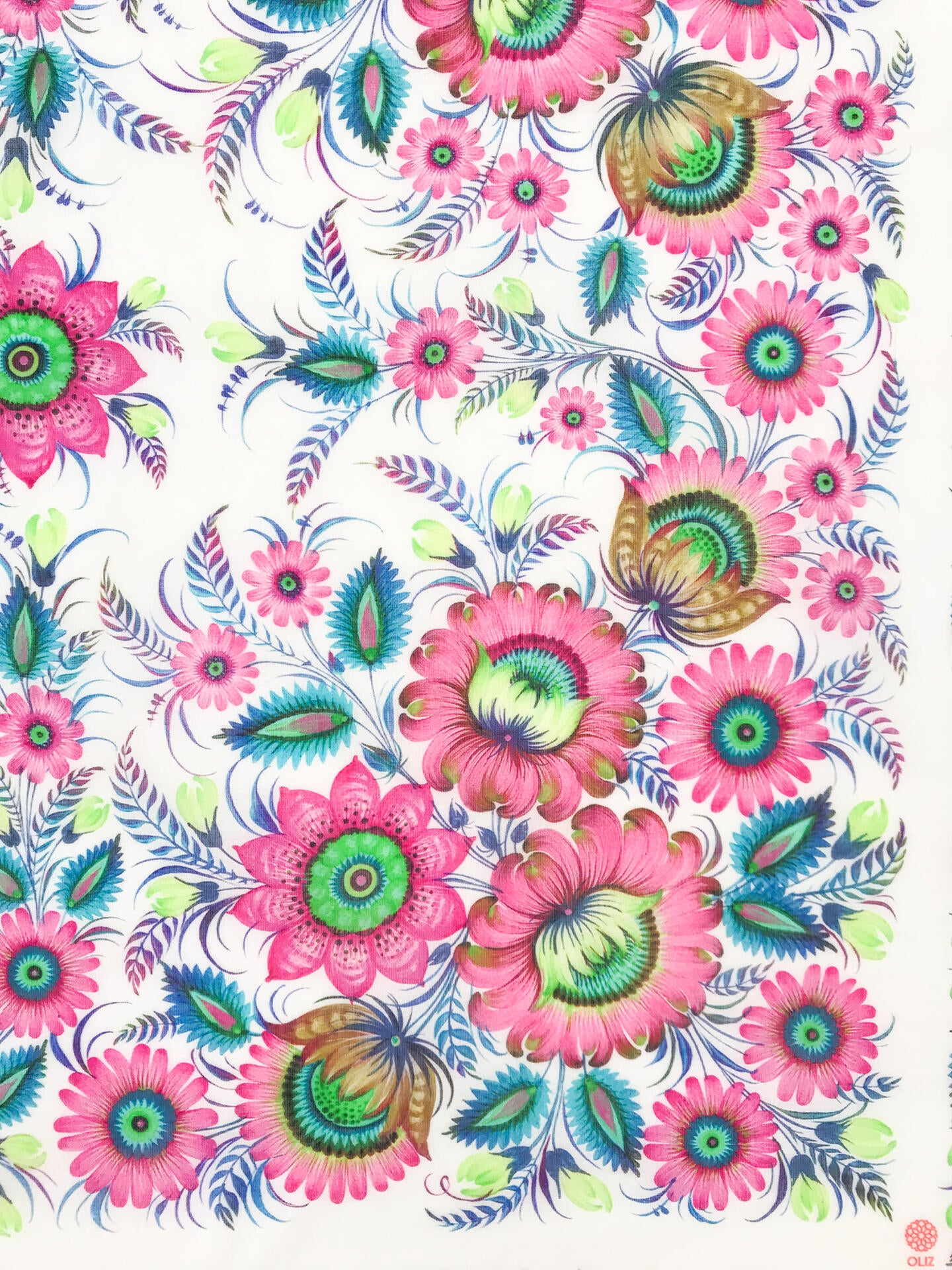 Cotton scarf "Dawn"