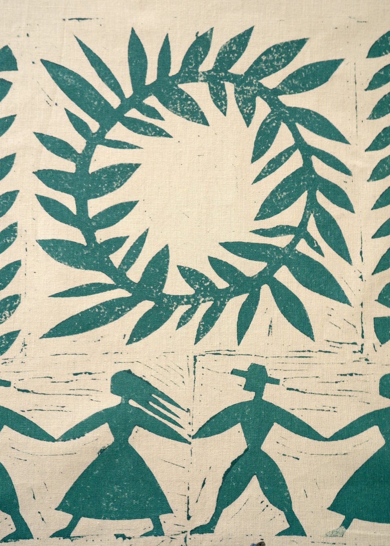 The Earth Comes to Life, tablecloth with vesnianky