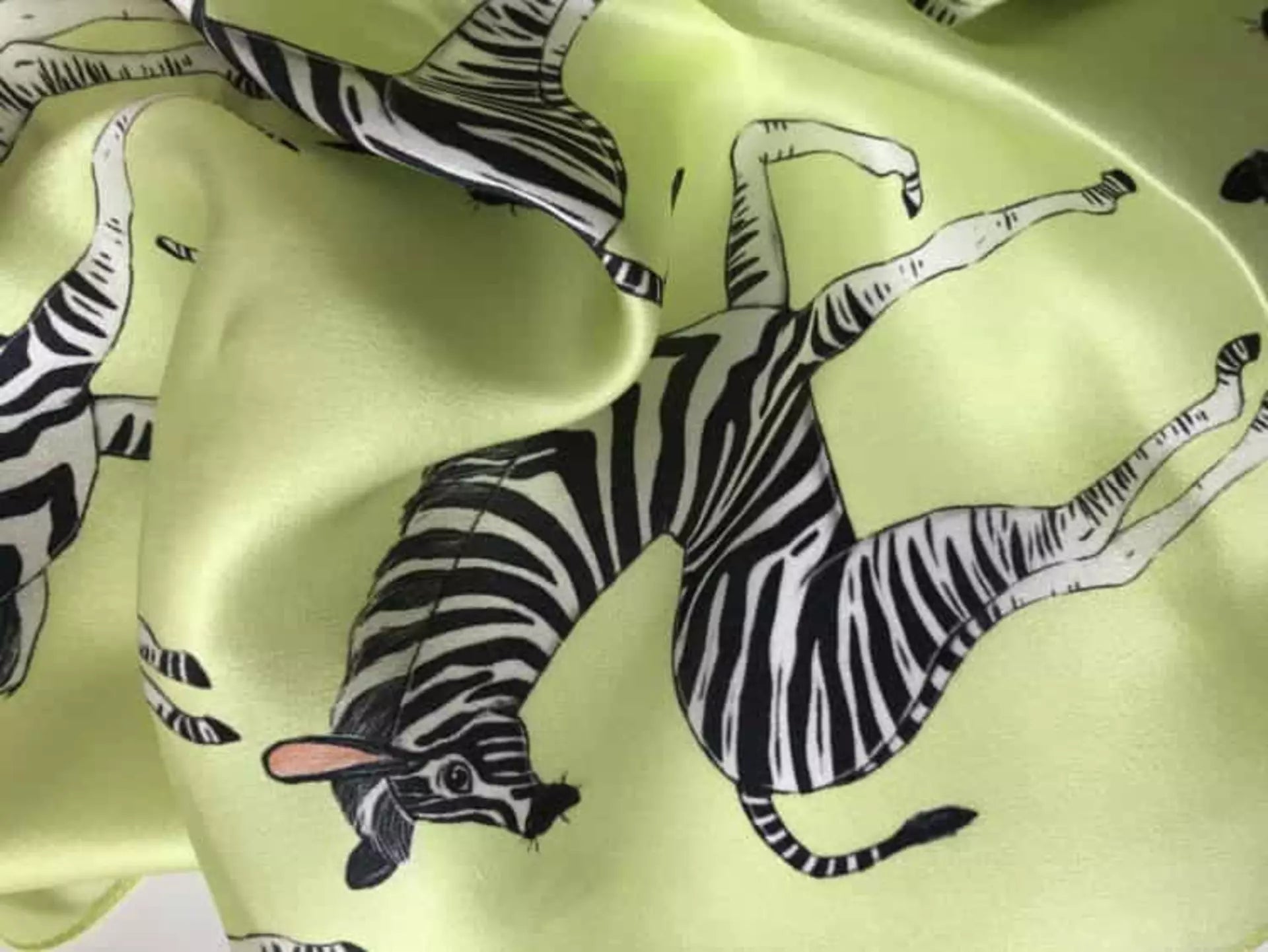 Scarf with zebras