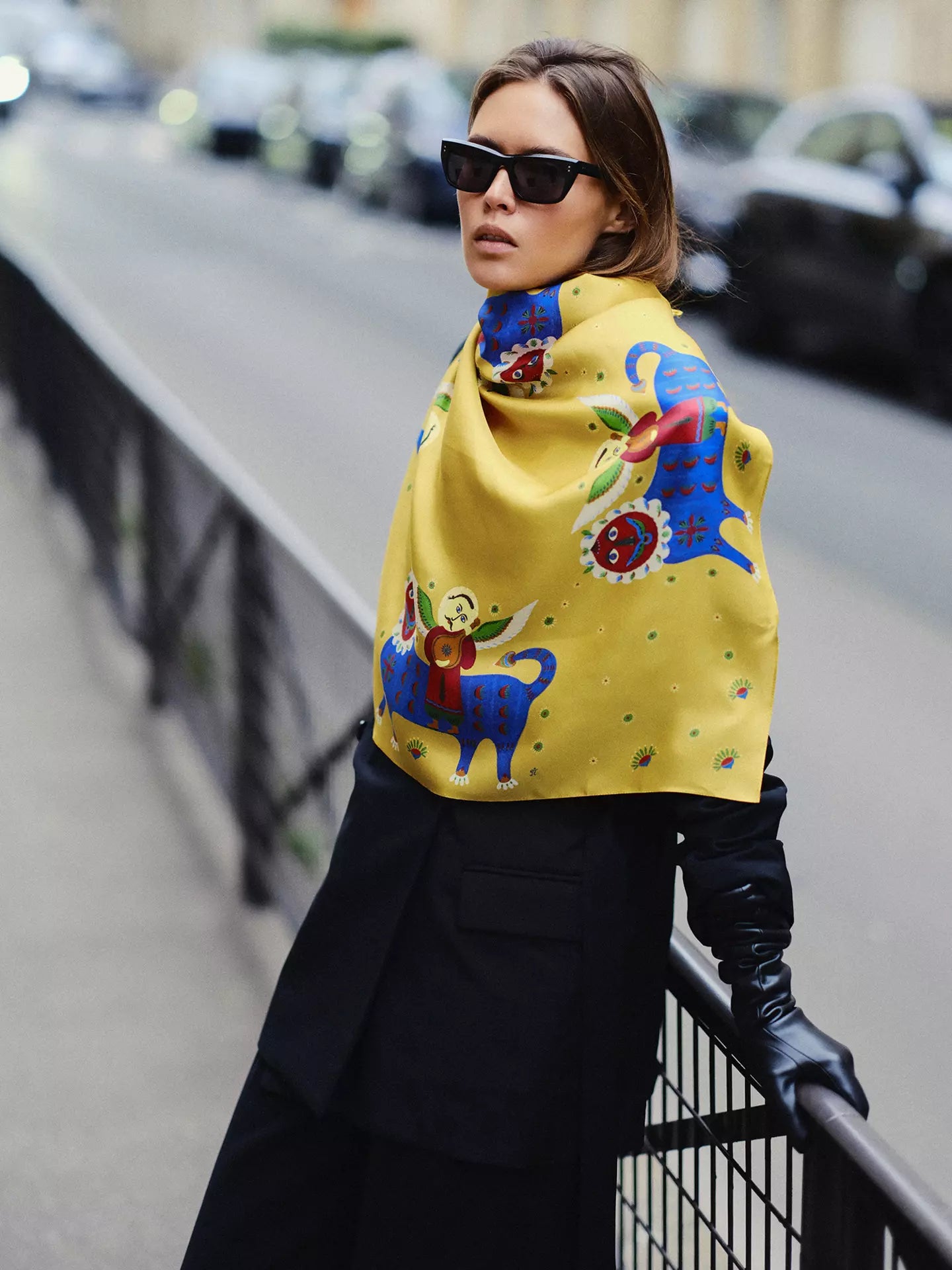 Шовковий шарф "Ангел"