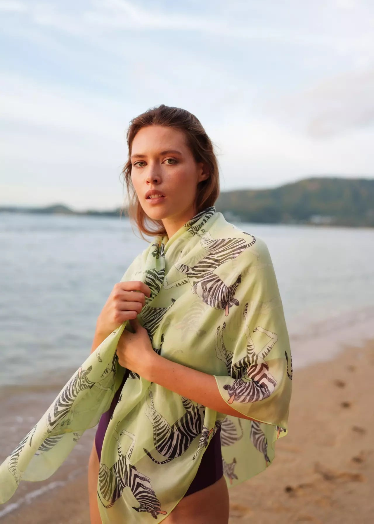 Шарф із зебрами