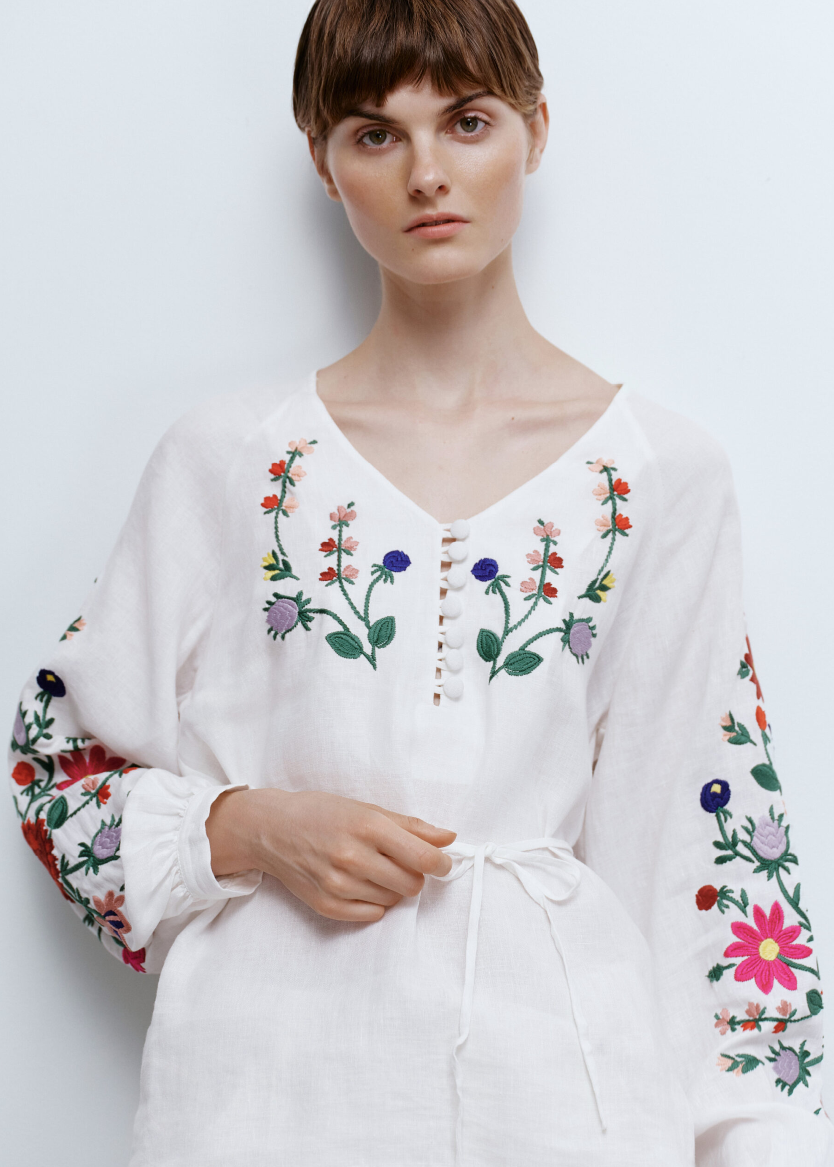 Blouse “Rozmai” color ornament