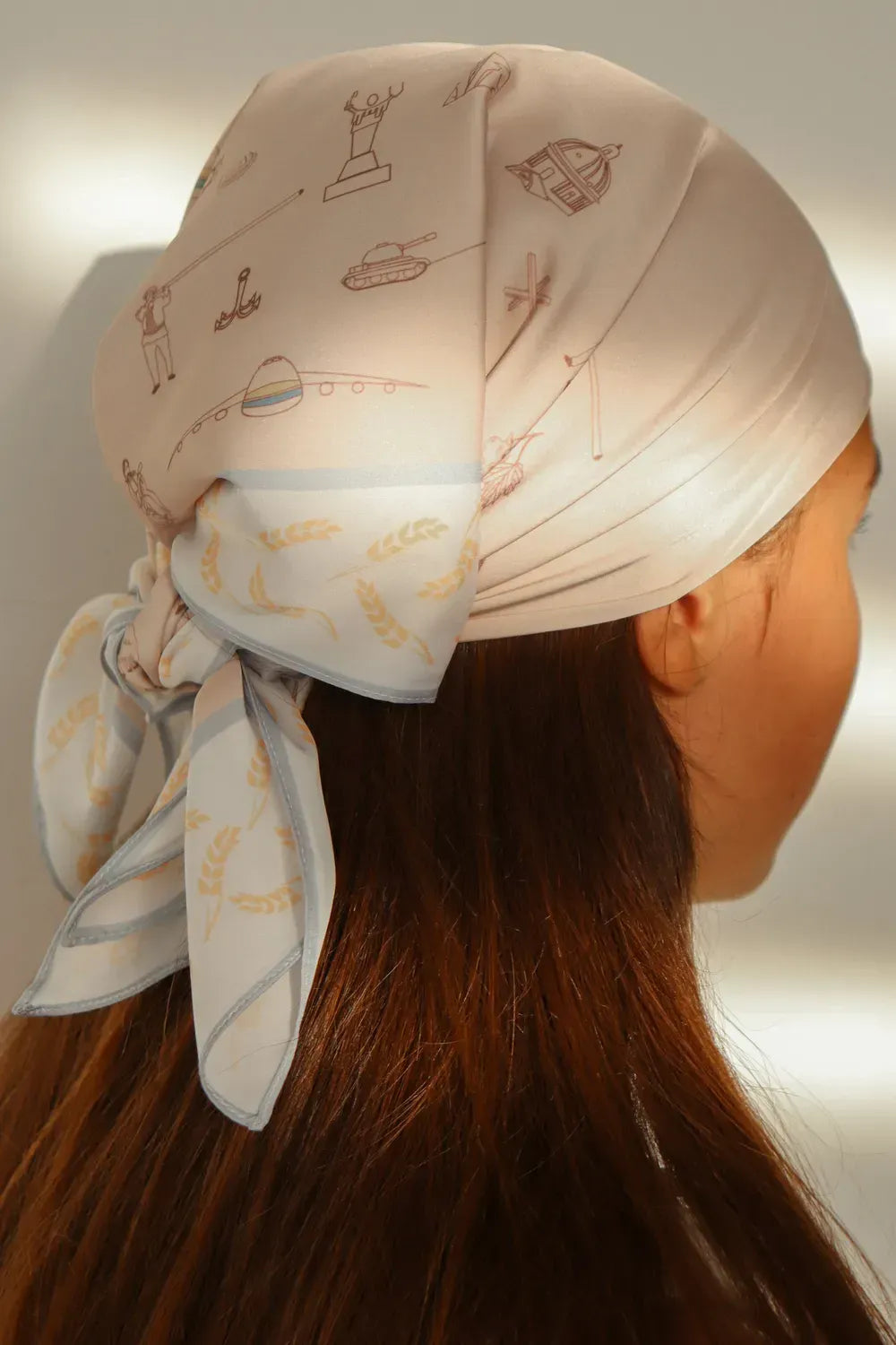 "Brave Ukraine" Scarf (Beige)
