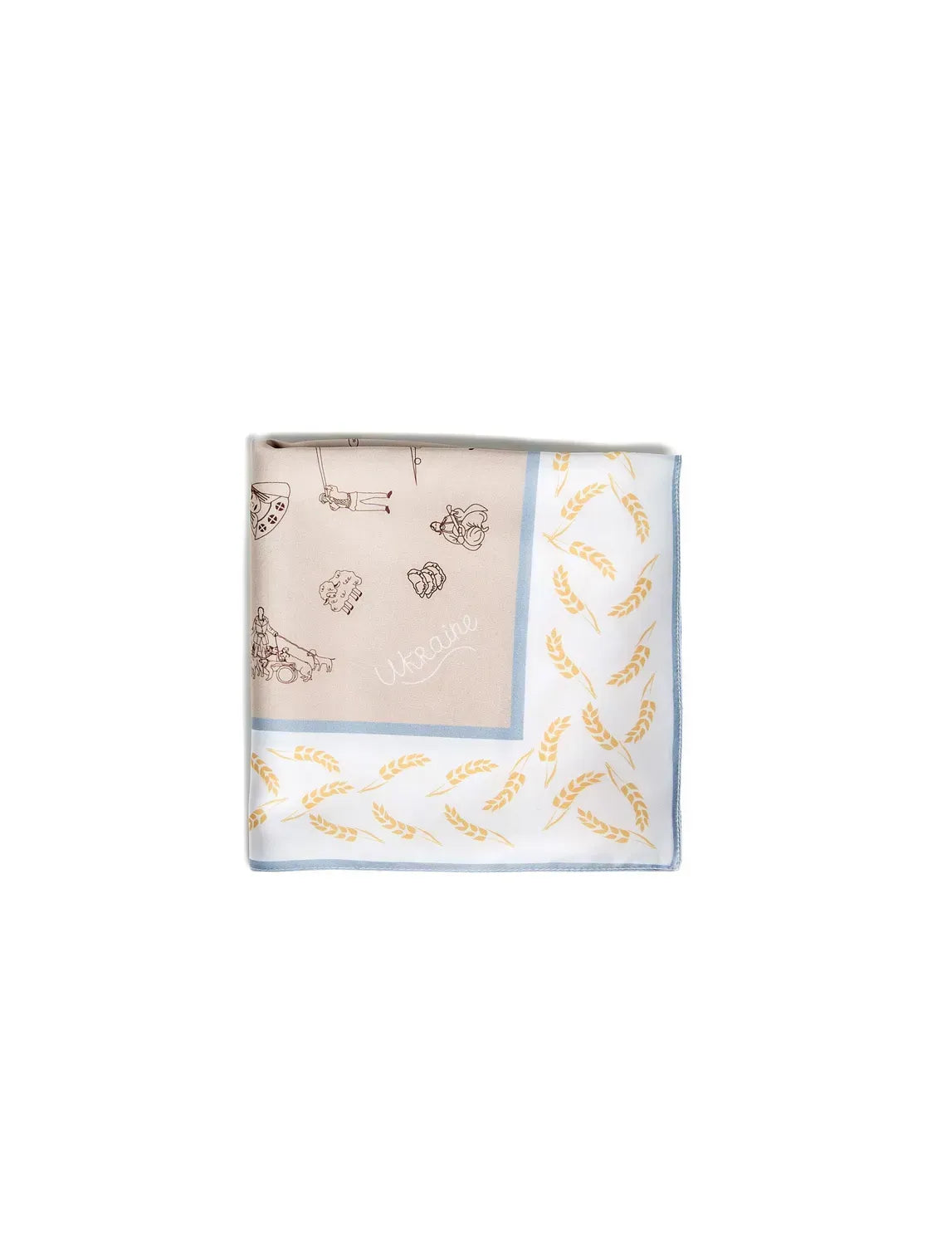 "Brave Ukraine" Scarf (Beige)