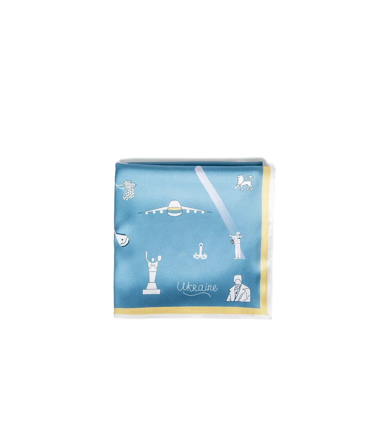 "Brave Ukraine" Scarf (Sky Blue)
