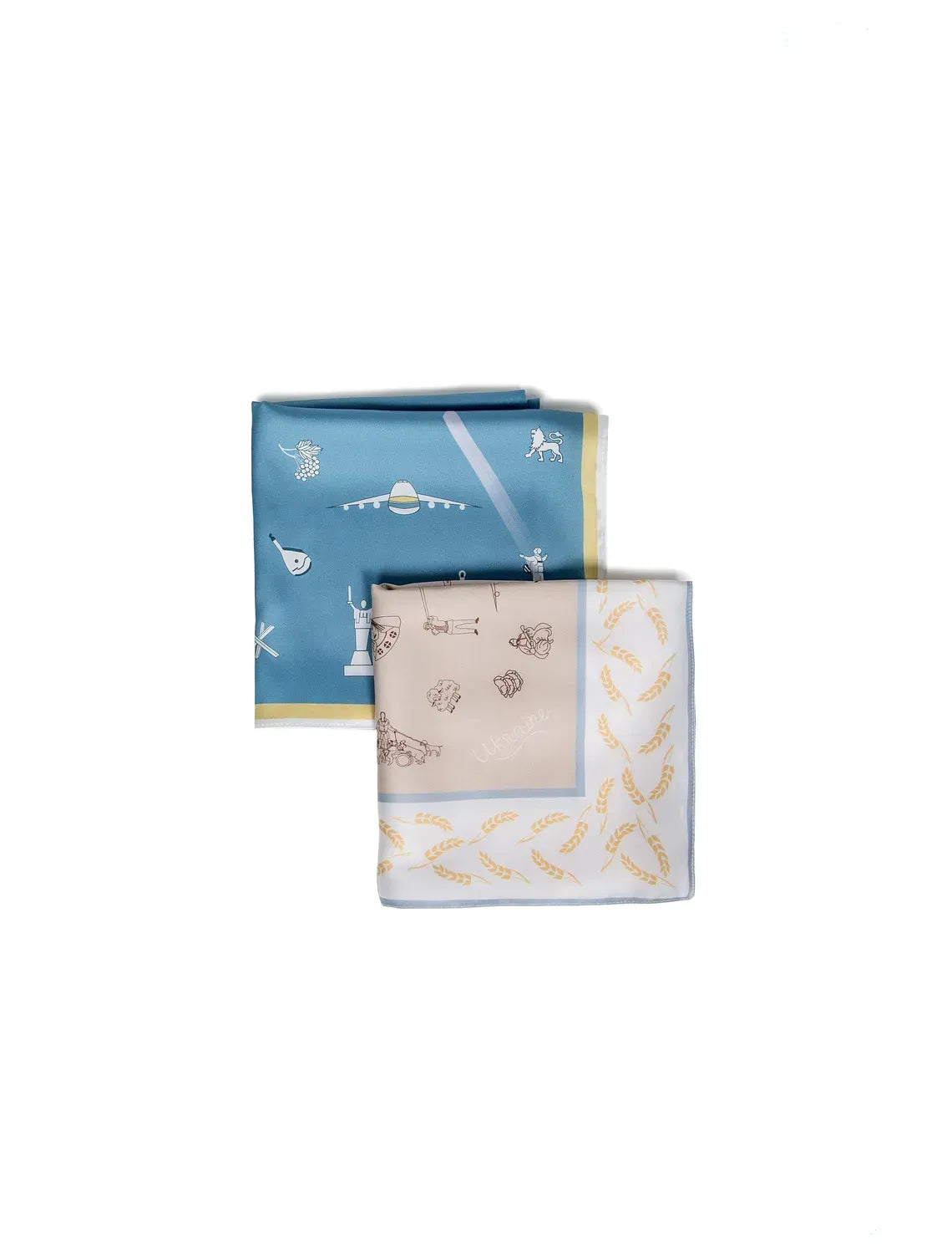 "Brave Ukraine" Scarf (Sky Blue)