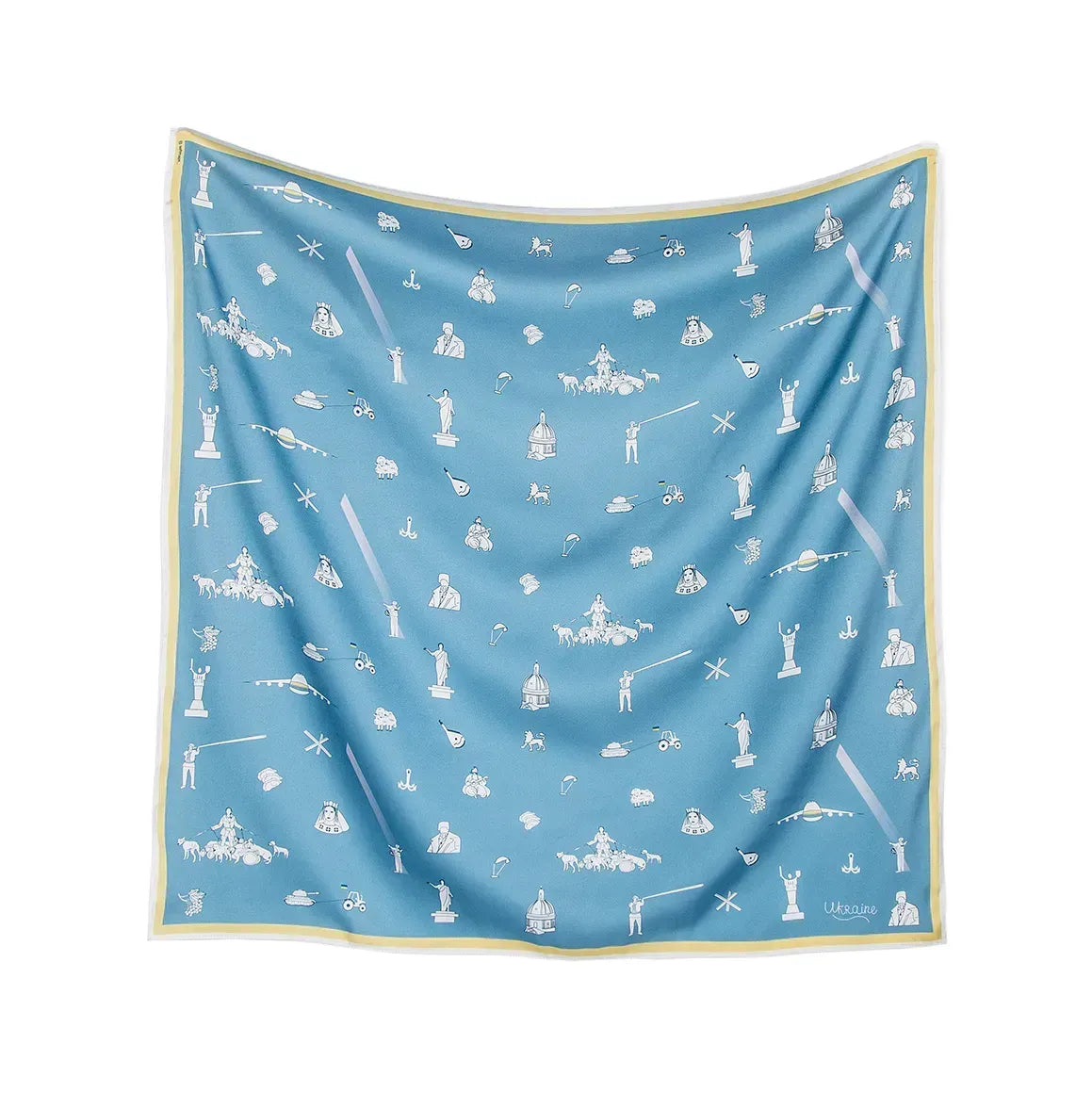 "Brave Ukraine" Scarf (Sky Blue)