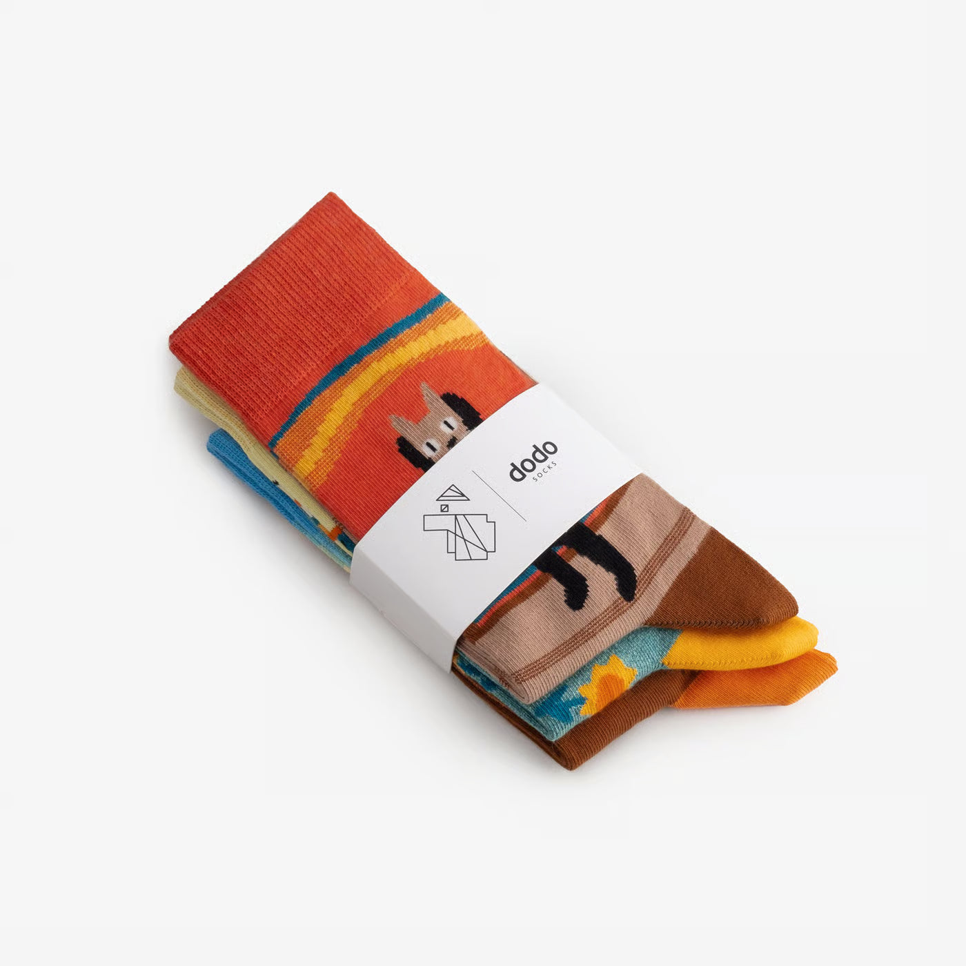 Cat Art Socks 3-Pack