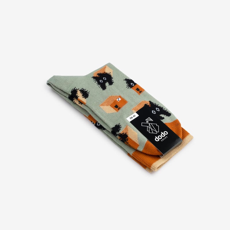 Cats in Boxes Socks