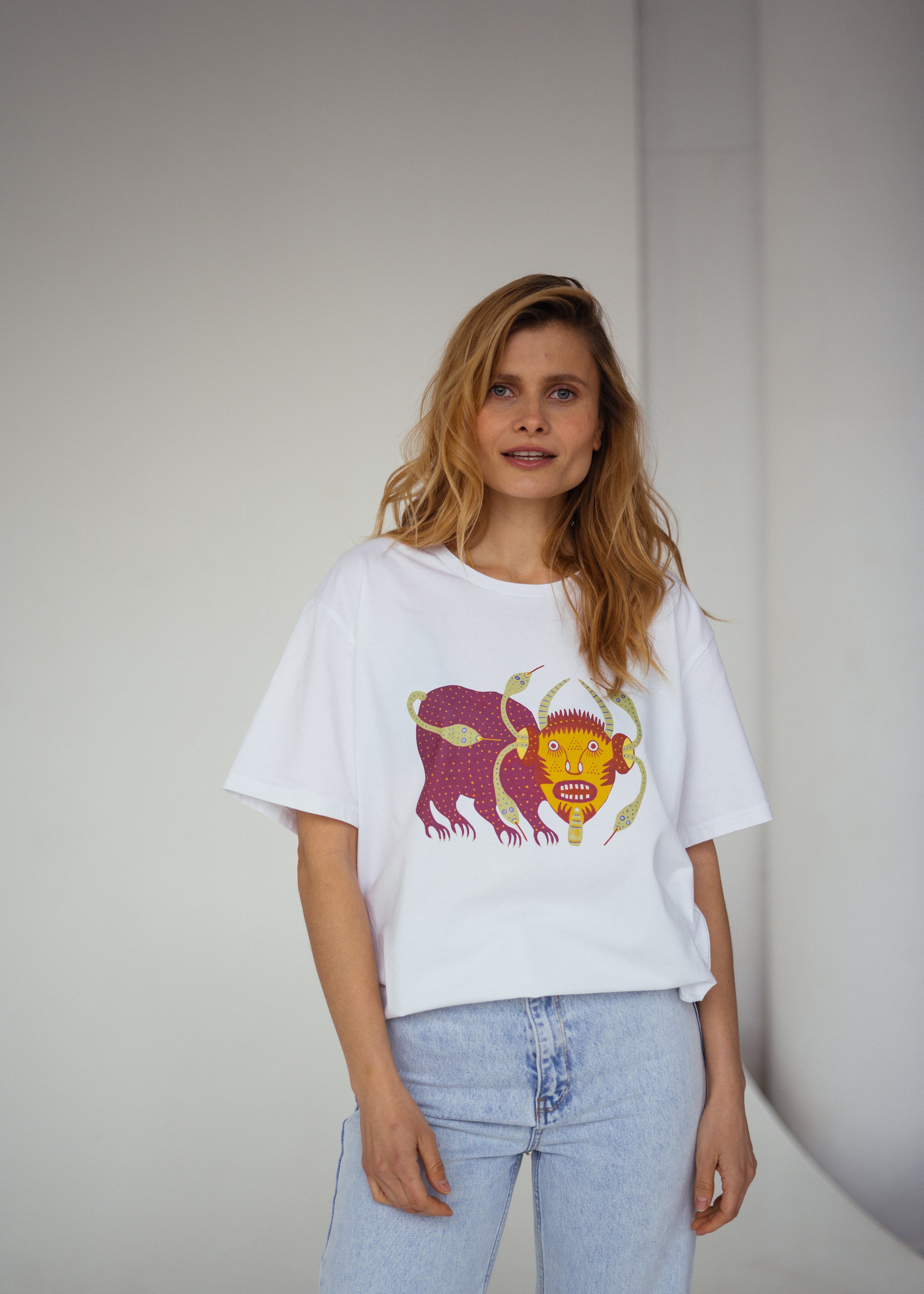 T-shirt "Damn the atomic war. 1989”