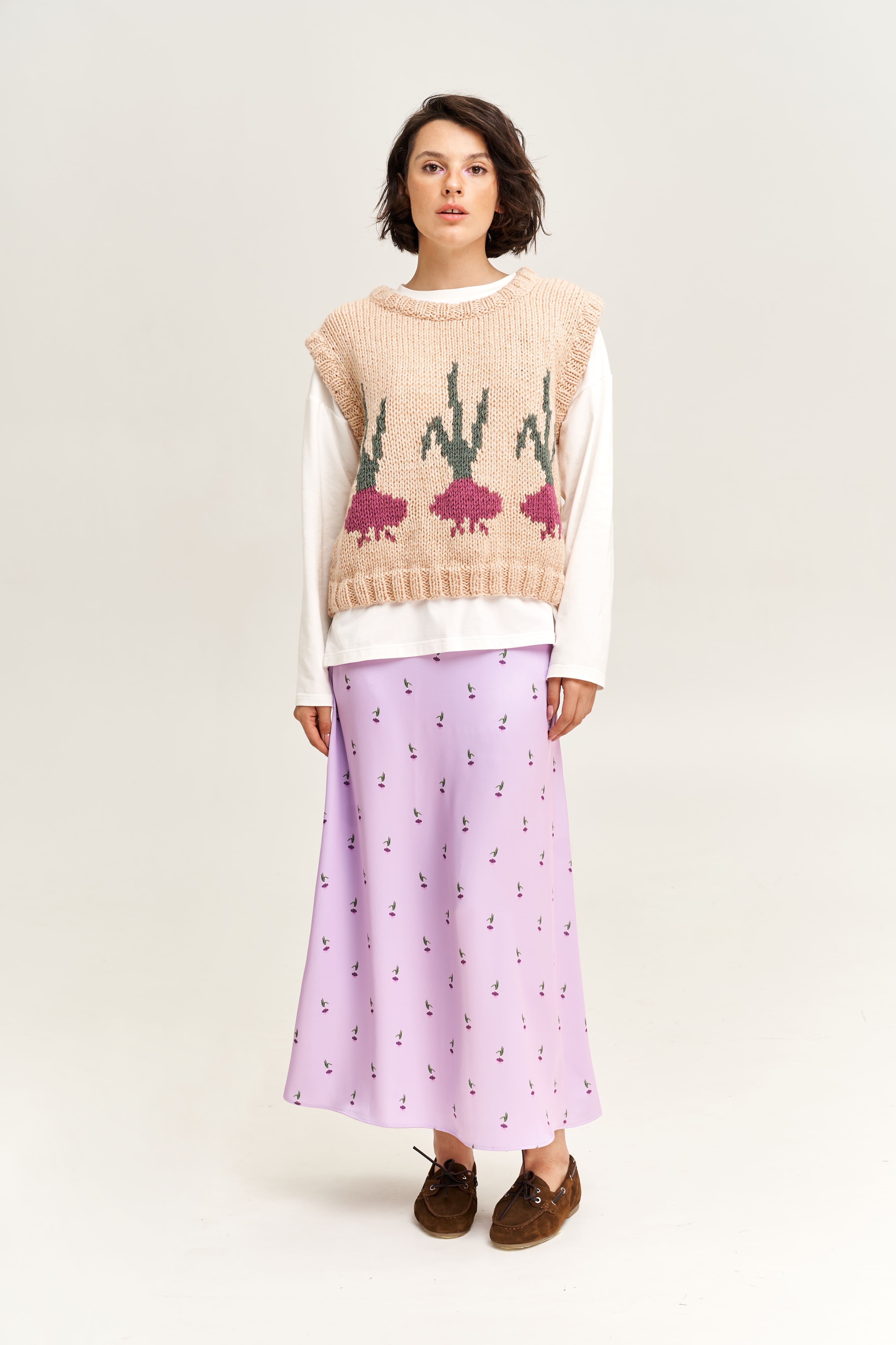 Crimean Onion Printed Skirt