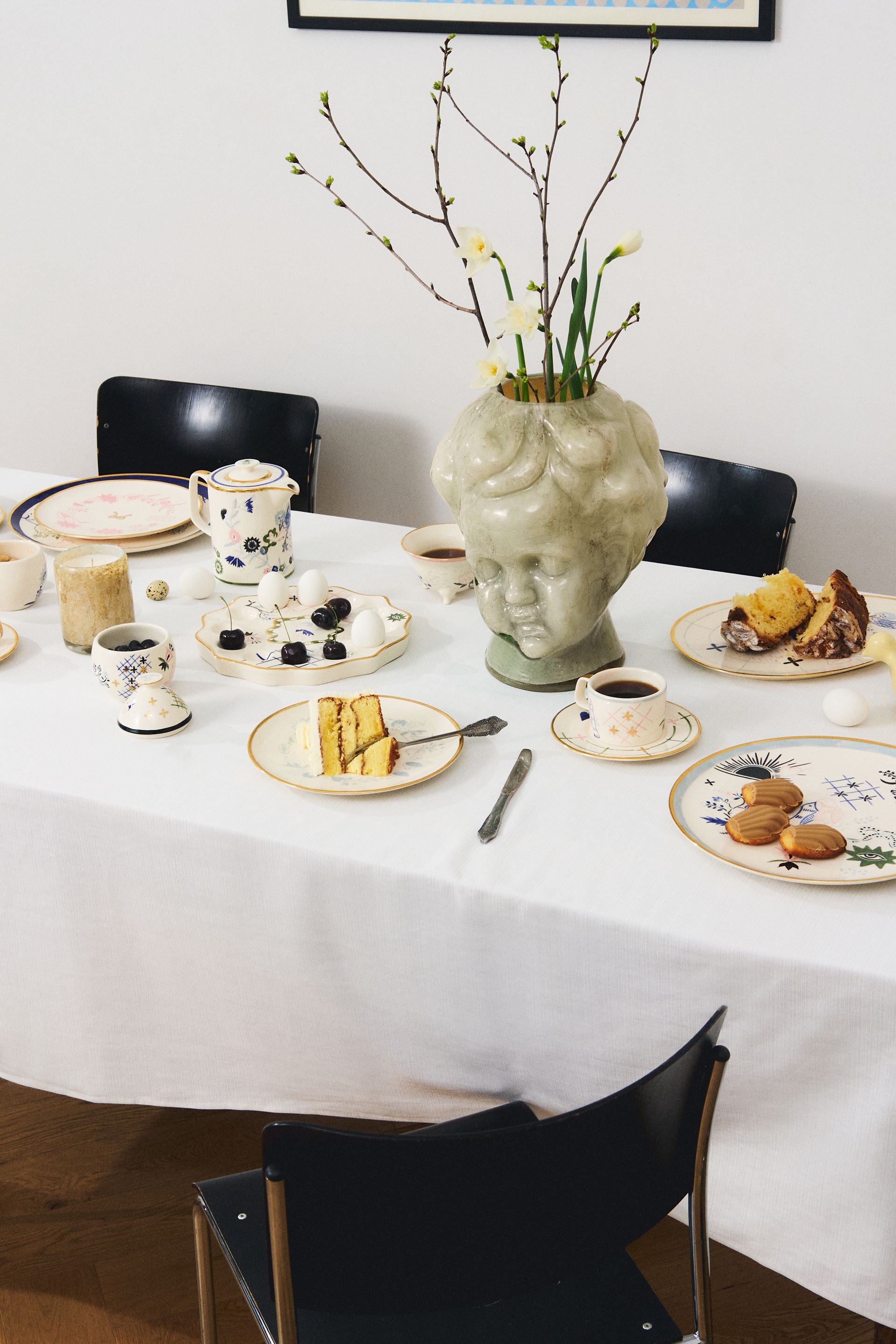 Tea Cup and Saucer Set Pond