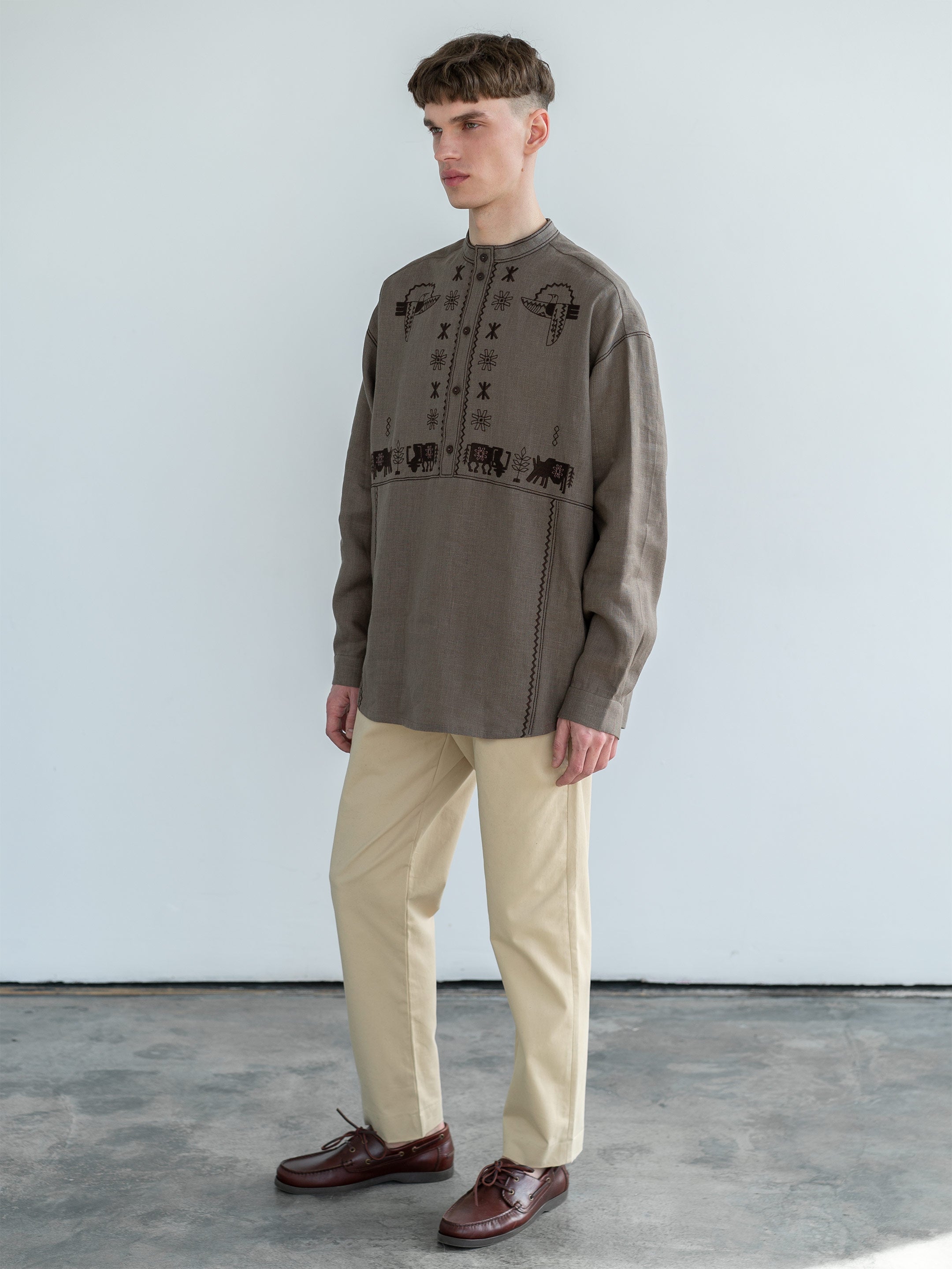 Shirt “Adam” brown
