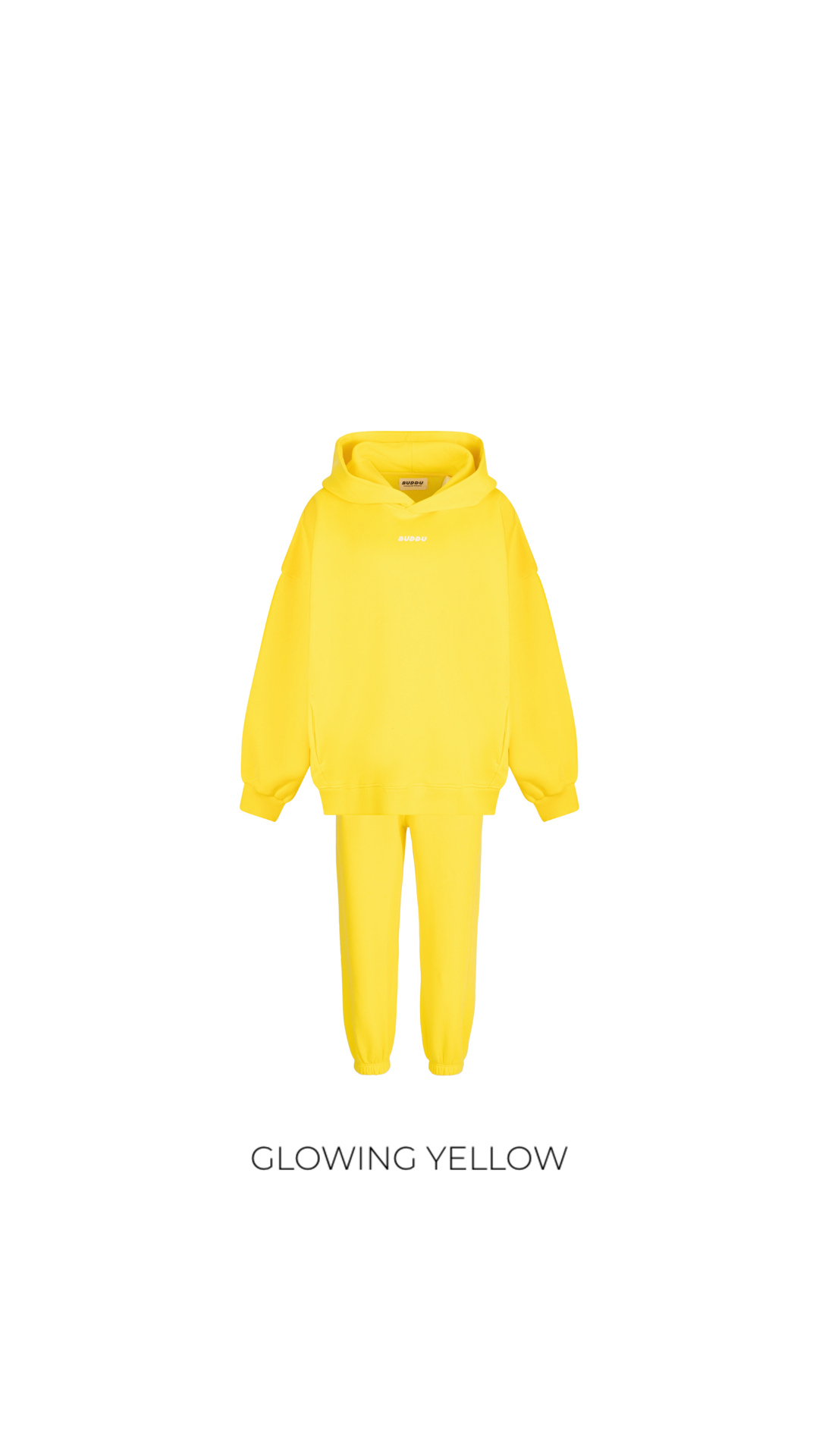 Suit with hoodie Yellow