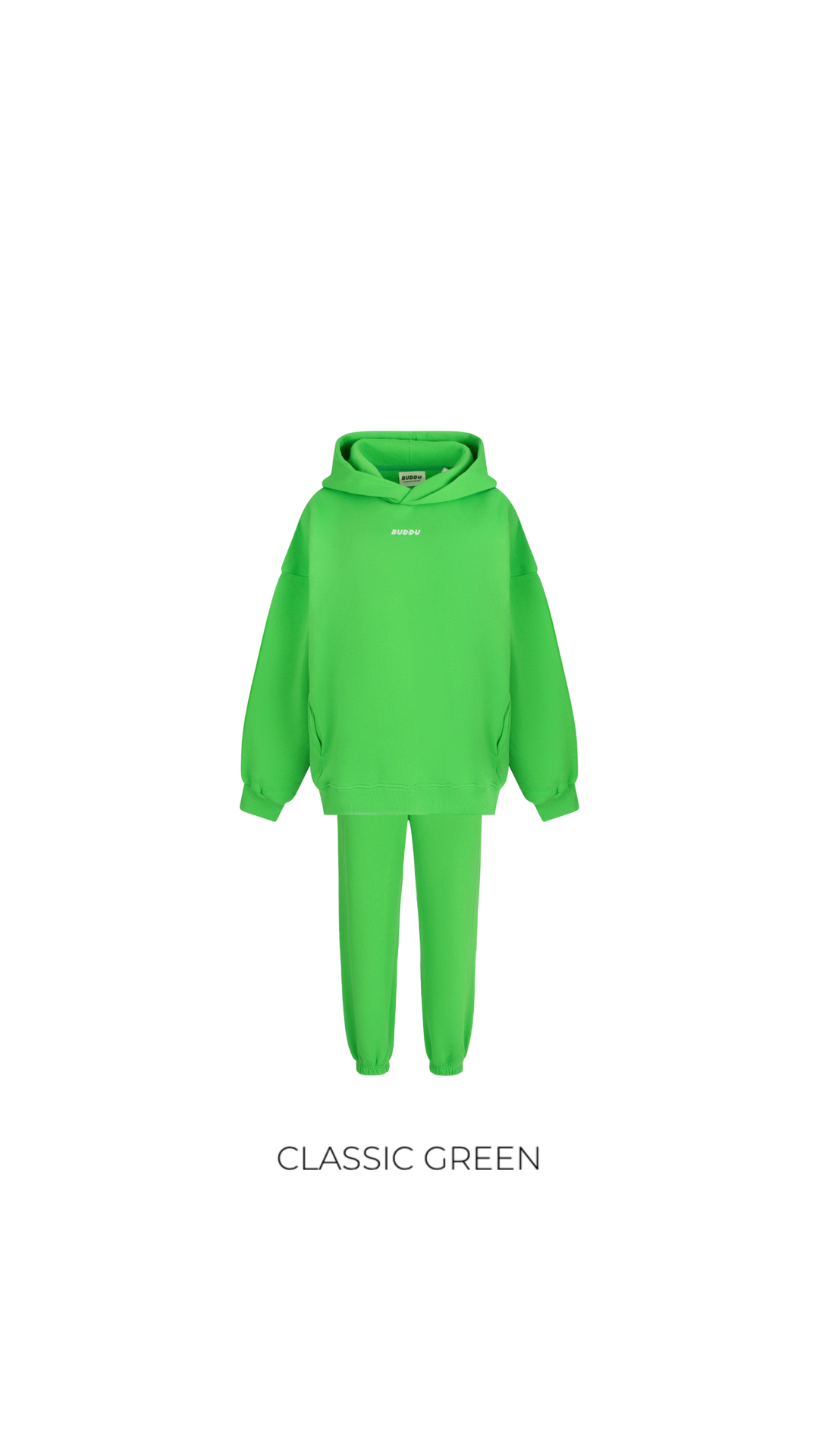 Suit with hoodie Green