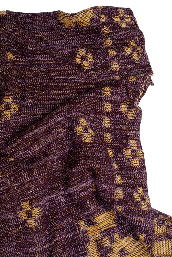 Berries Blanket (Wine Plum / Golden Ochre)