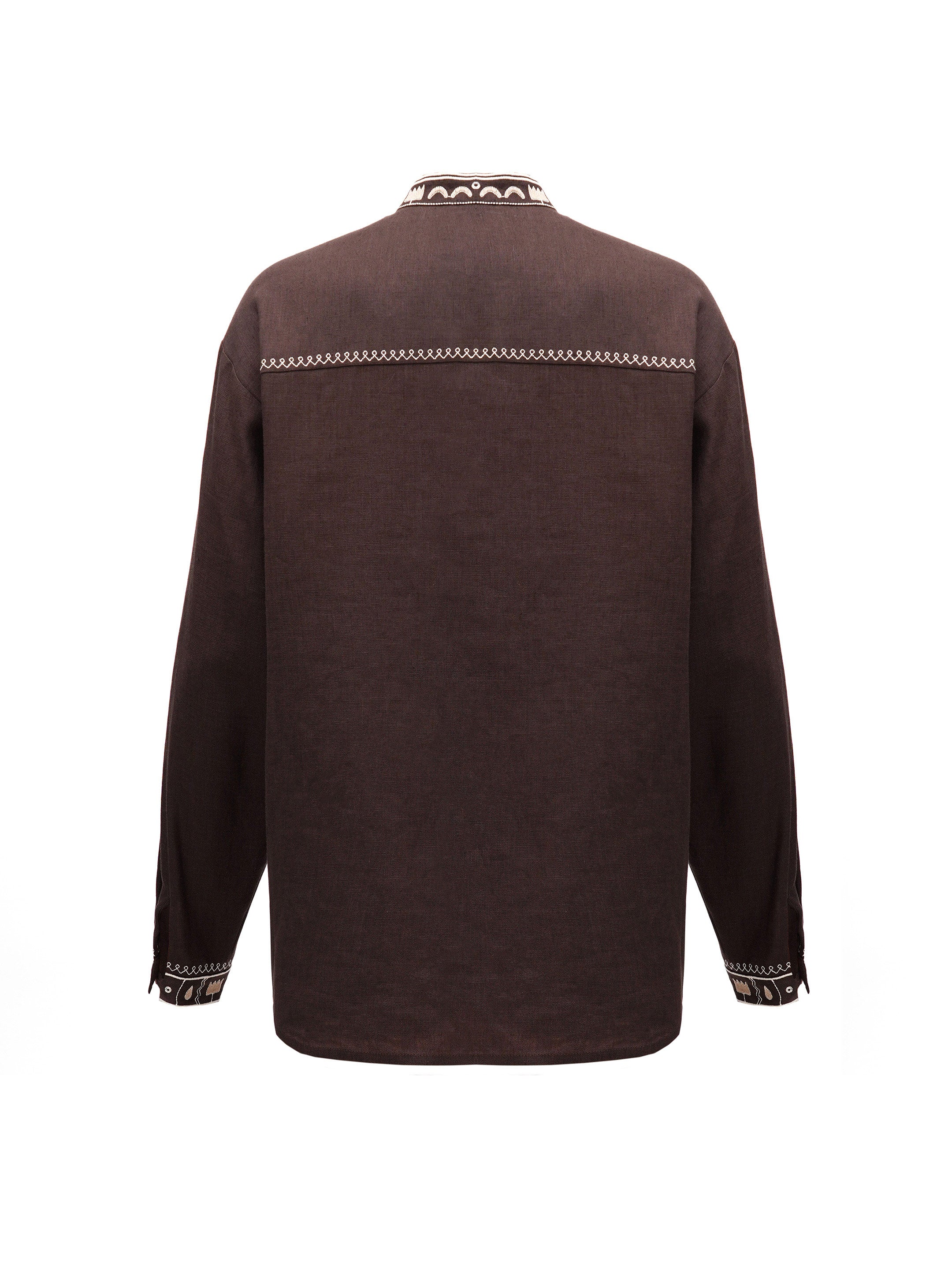 Men's shirt with removable ribbon "Ivasyk"