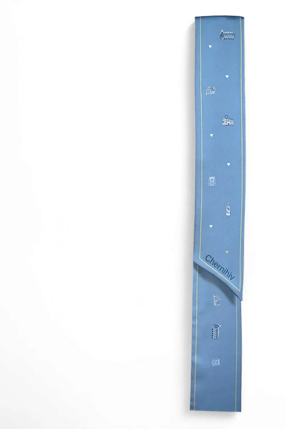 "My Chernihiv" Twilly (Sky blue)