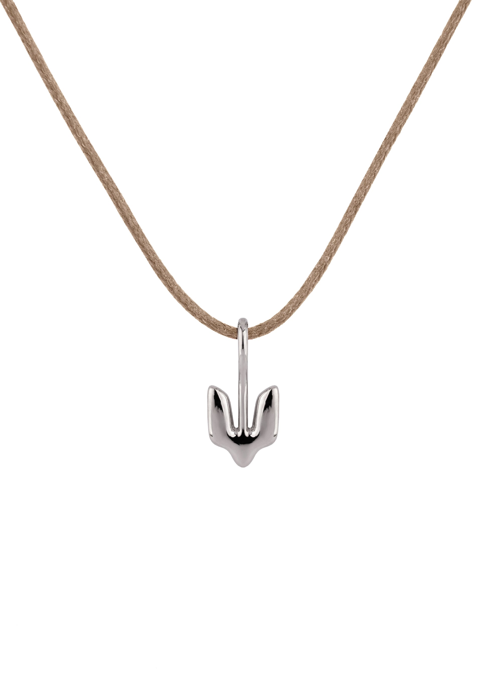 Silver Pendant Trident for children