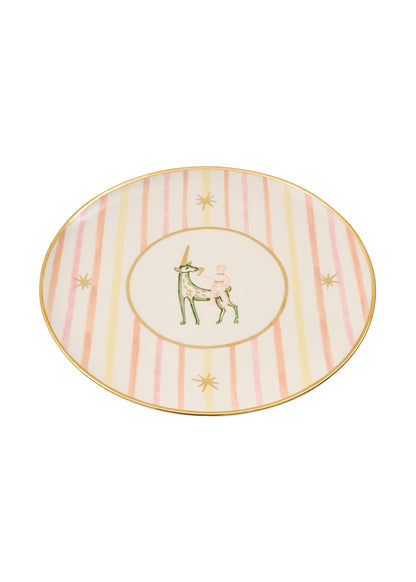 Unicorn Plate in Pink