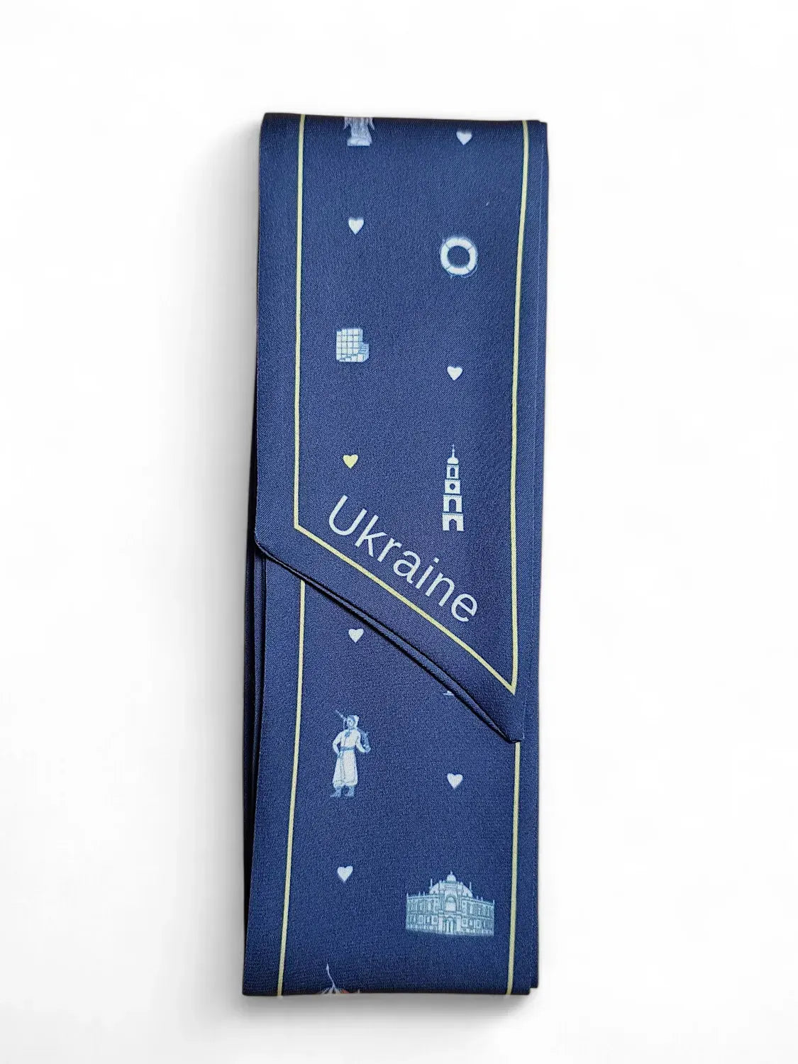 "Peaceful Ukraine" Twilly (Dark blue)