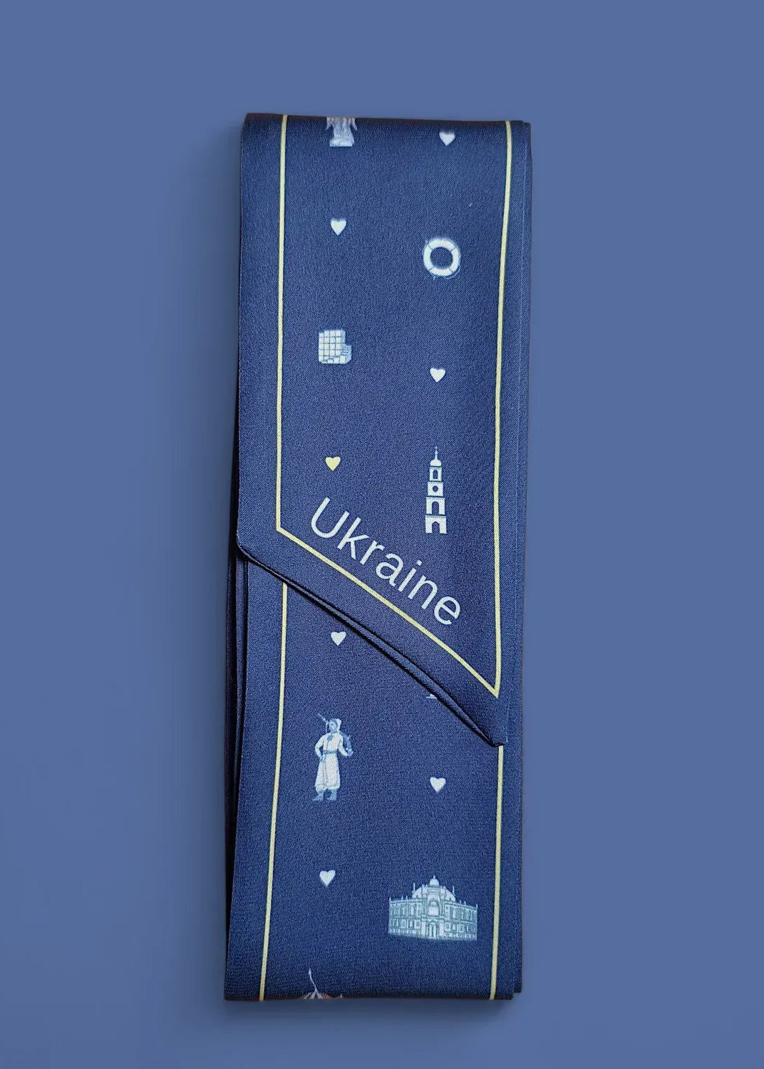 "Peaceful Ukraine" Twilly (Dark blue)