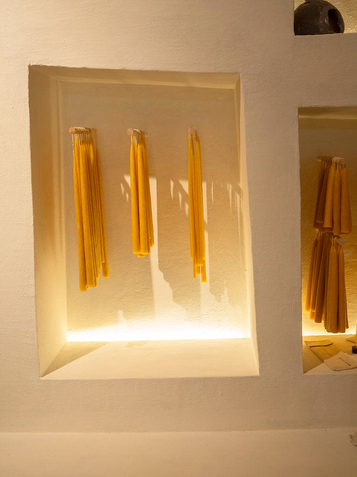 “Poured” Small Candle (pair)