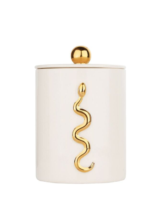 Serpent Glass Candle Milk