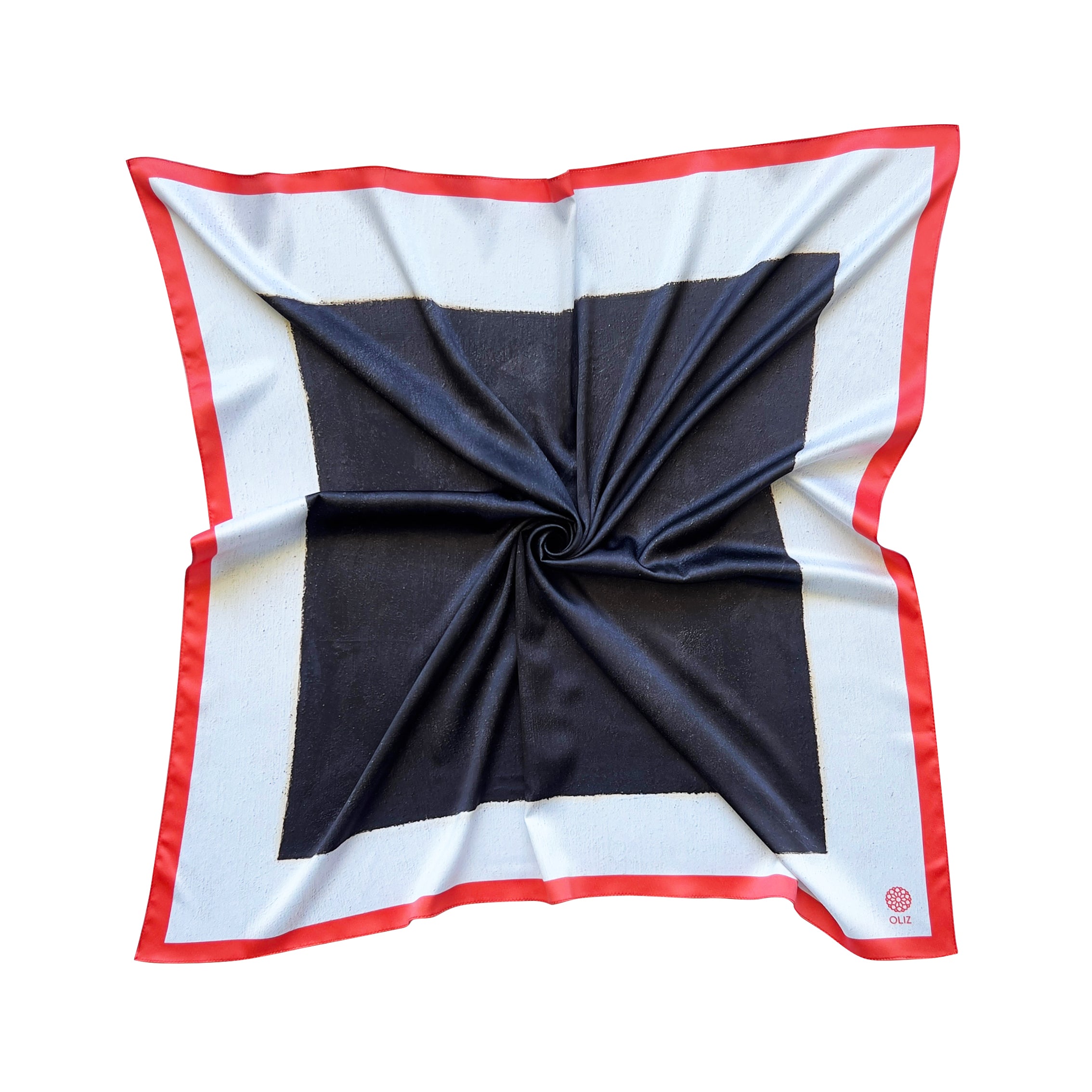 Scarf "Black Square" Malevich