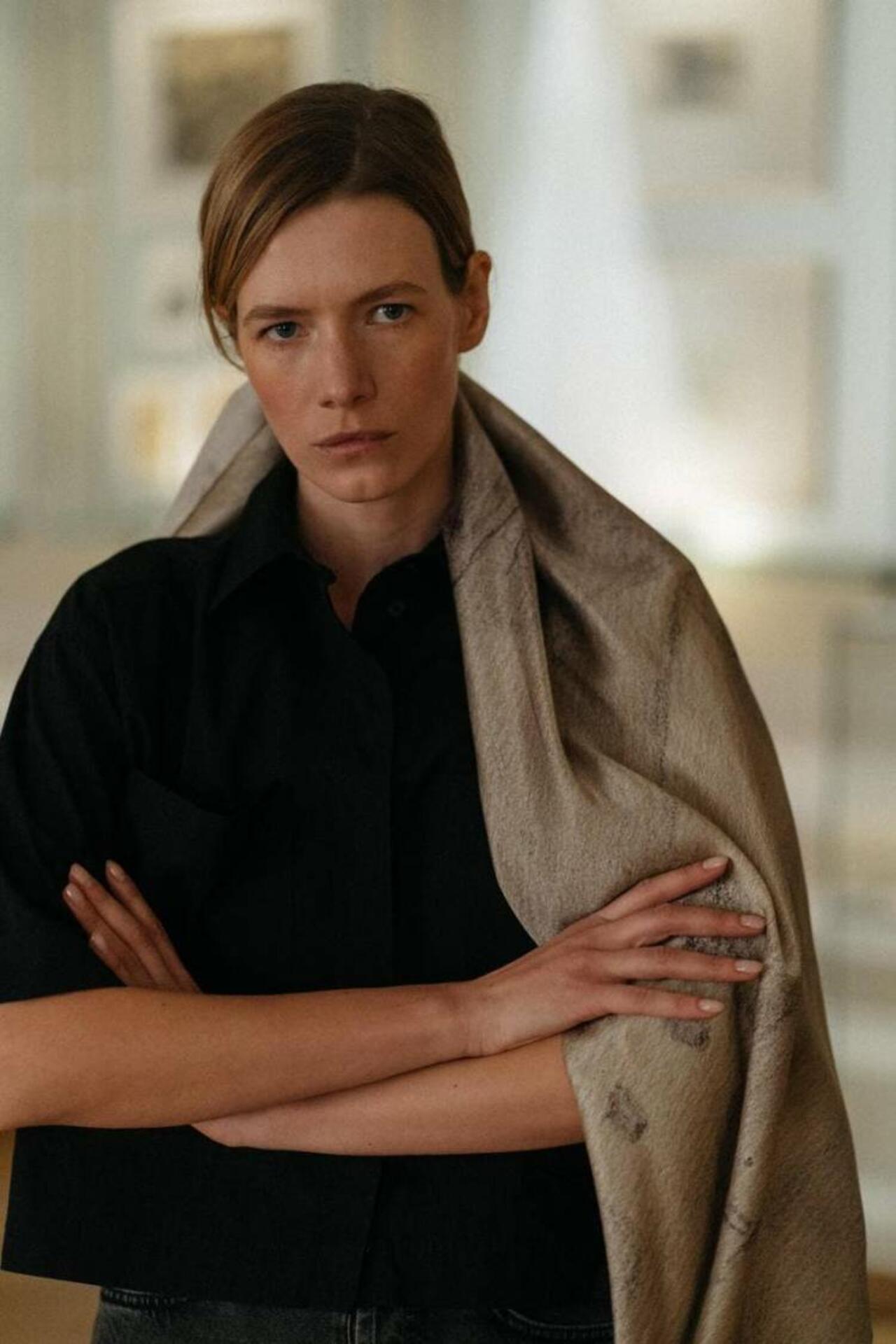 Silk handkerchief "In Ukraine, 1845"