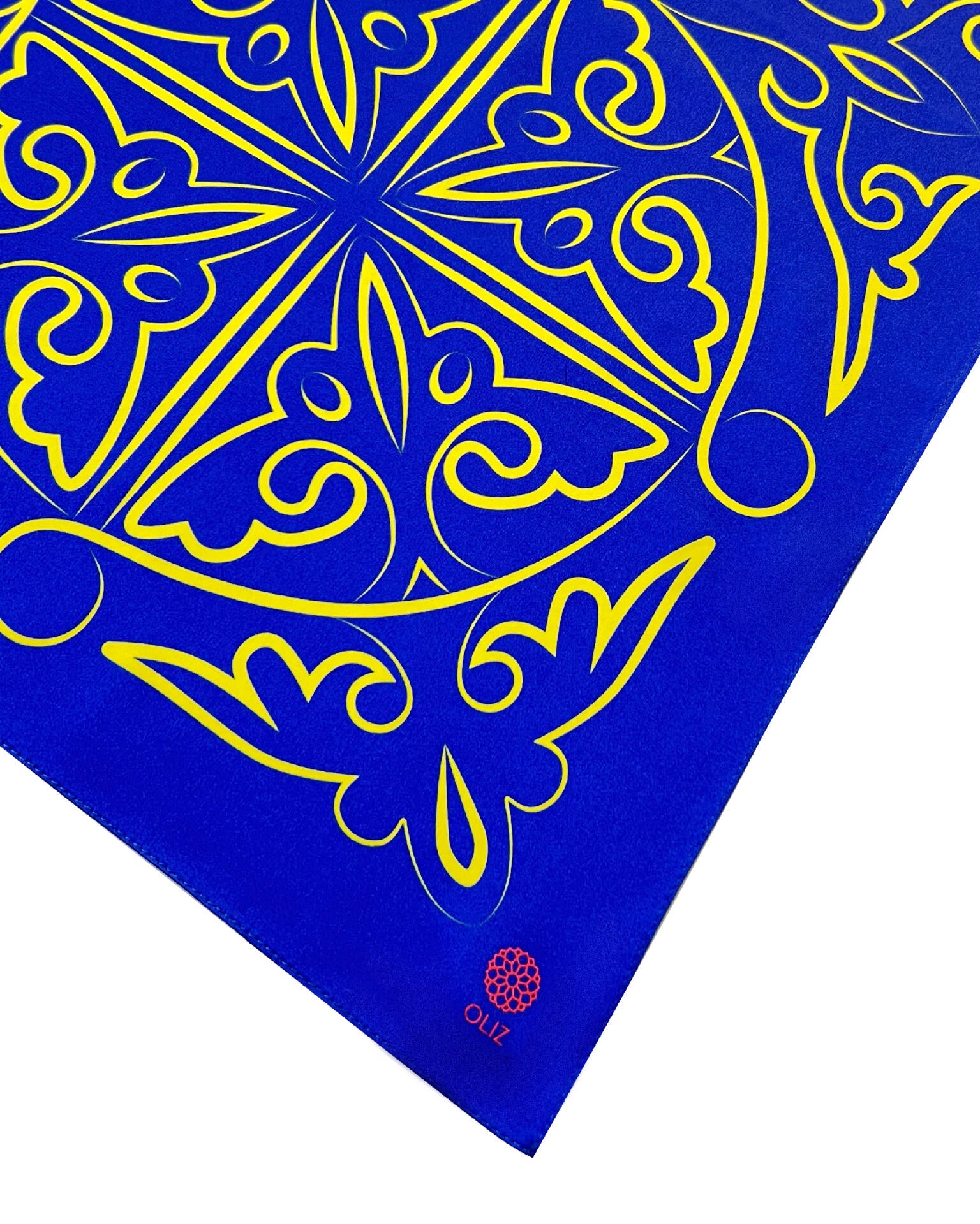 Silk scarf "Pattern of existence"