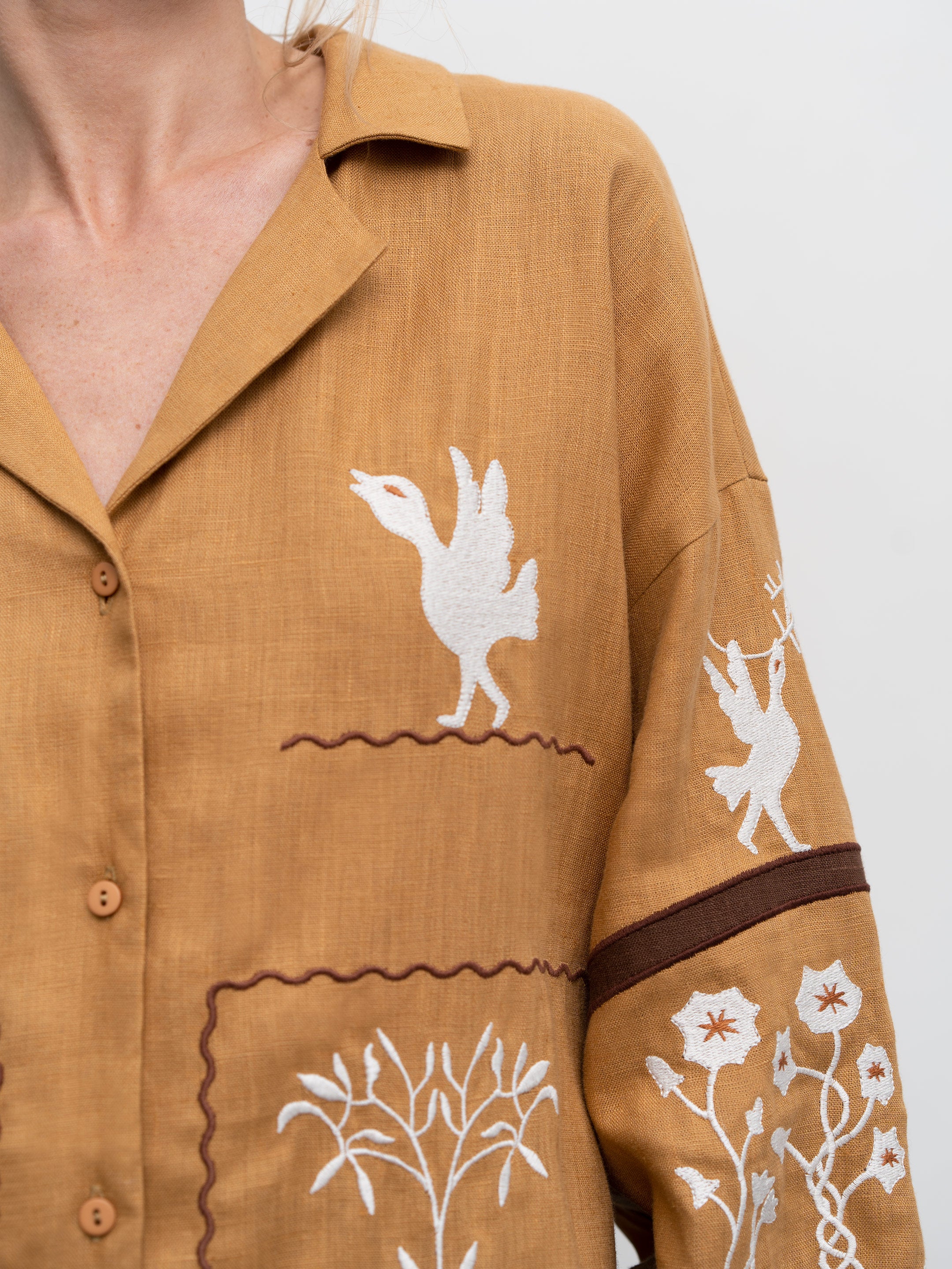 Сорочка "Сковорода Байка" бежева