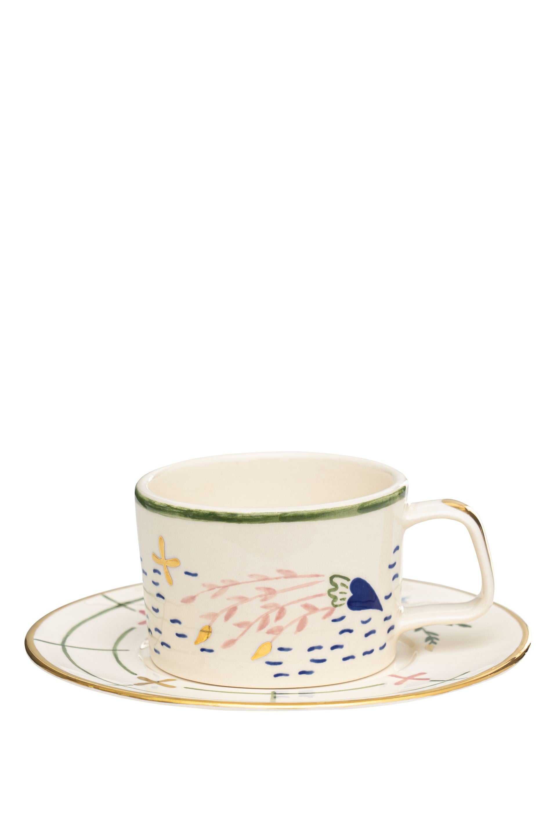 Tea Cup and Saucer Set Pond