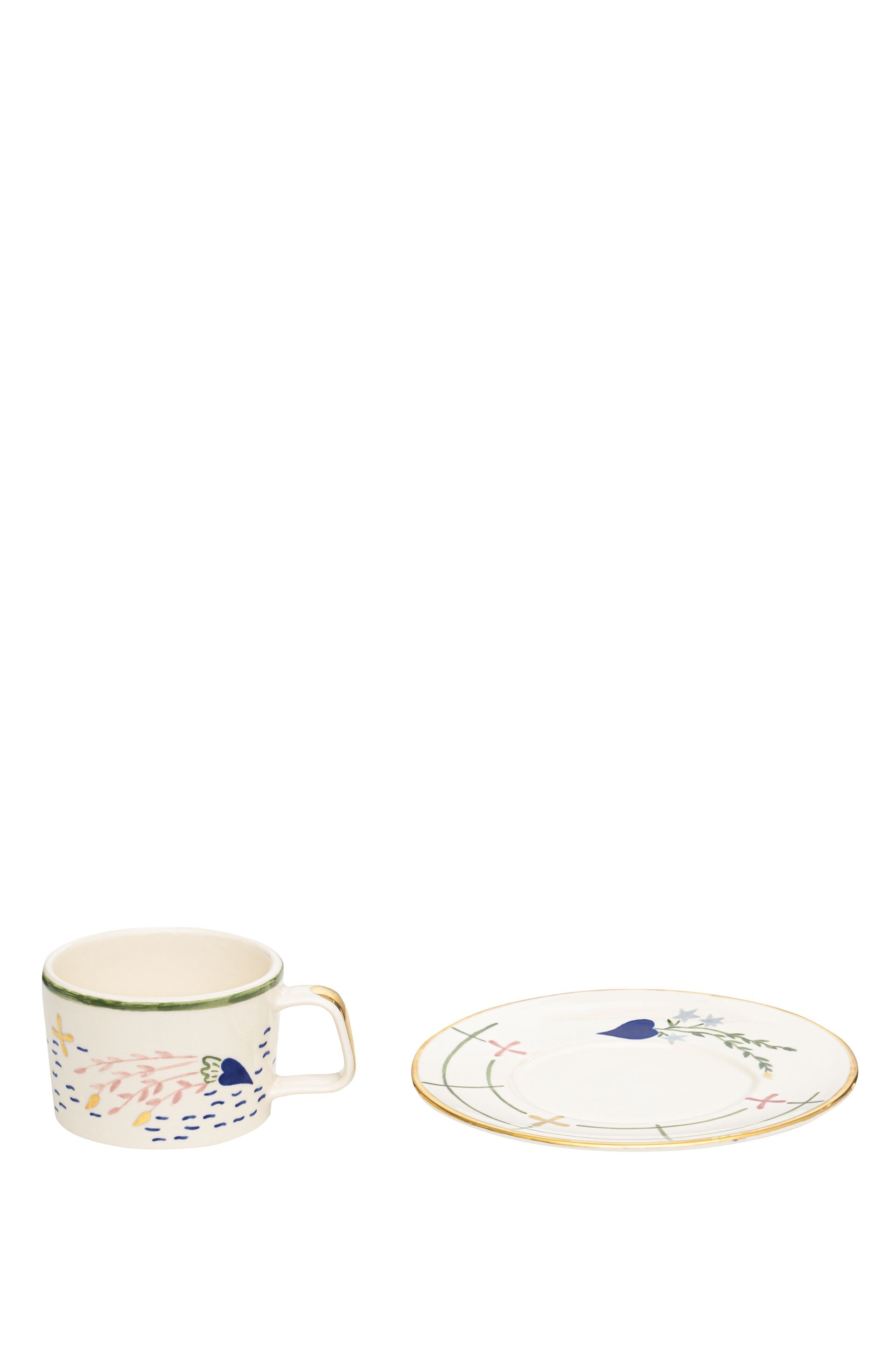 Tea Cup and Saucer Set Pond