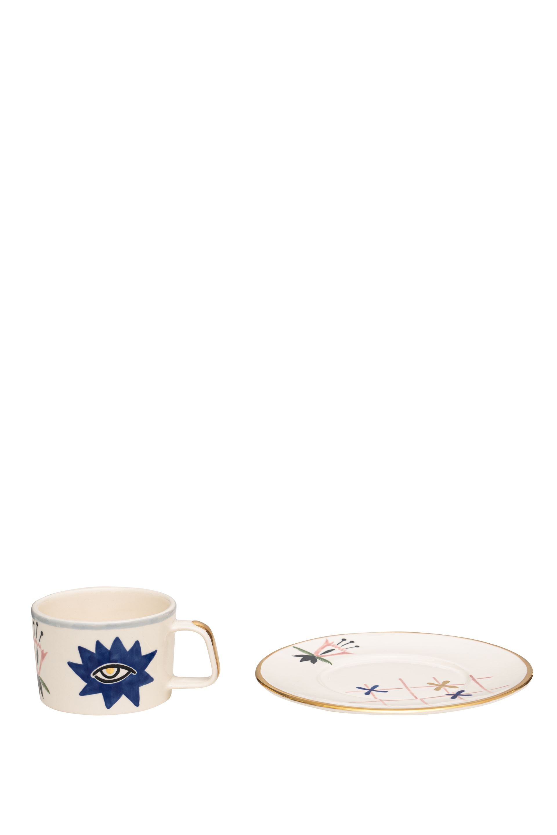 Tea Cup and Saucer Set Naïve