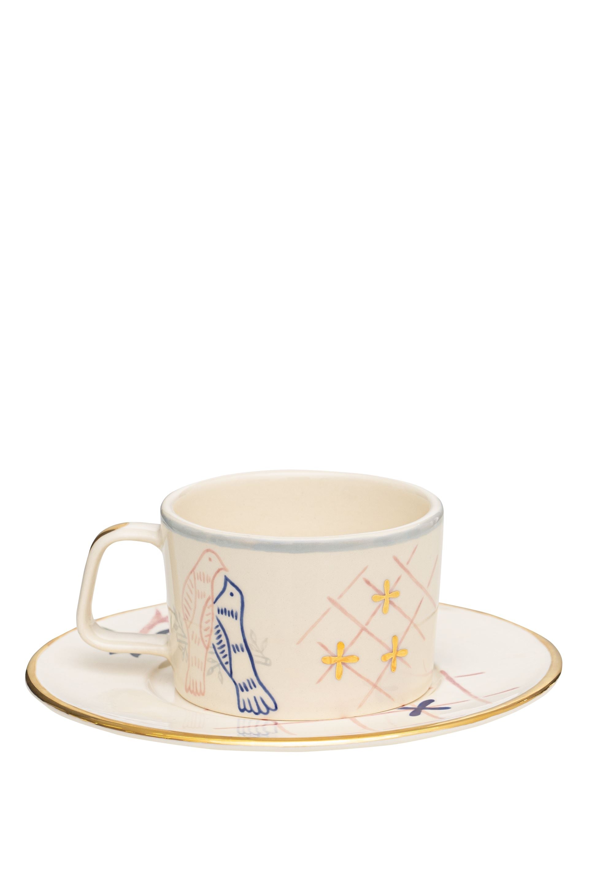 Tea Cup and Saucer Set Naïve