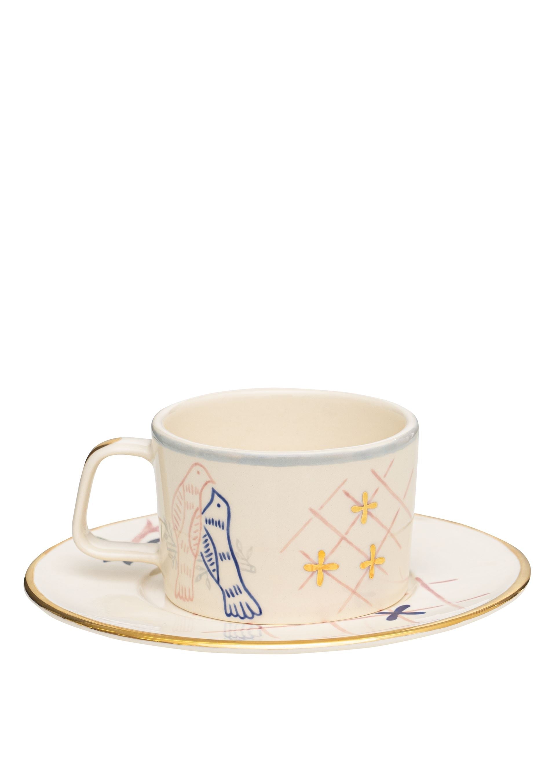 Tea Cup and Saucer Set Naïve
