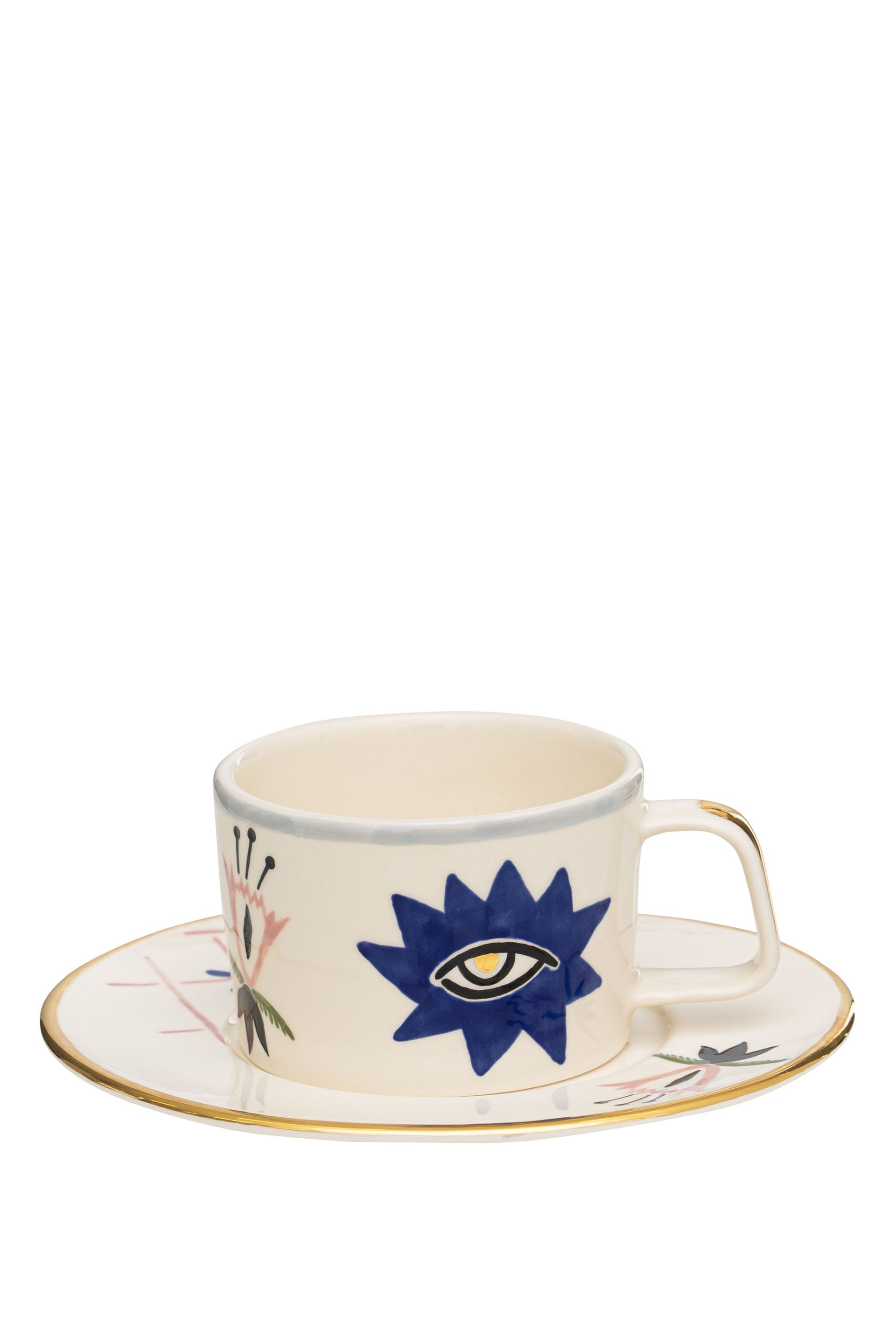 Tea Cup and Saucer Set Naïve
