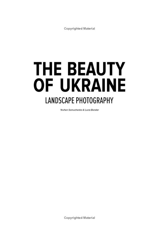 The Beauty of Ukraine. Landscape Photography