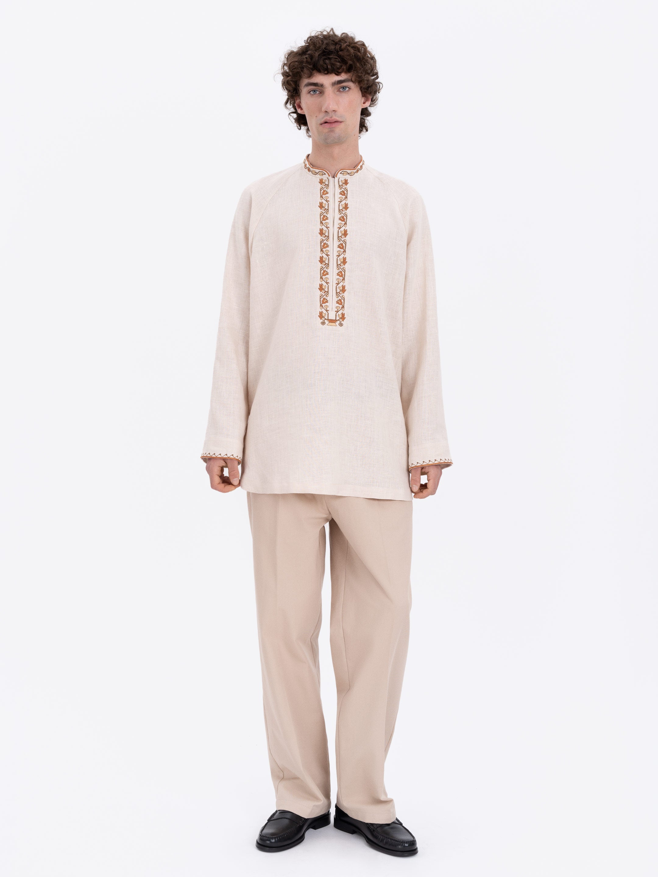 Men's embroidered shirt "Kolmek"