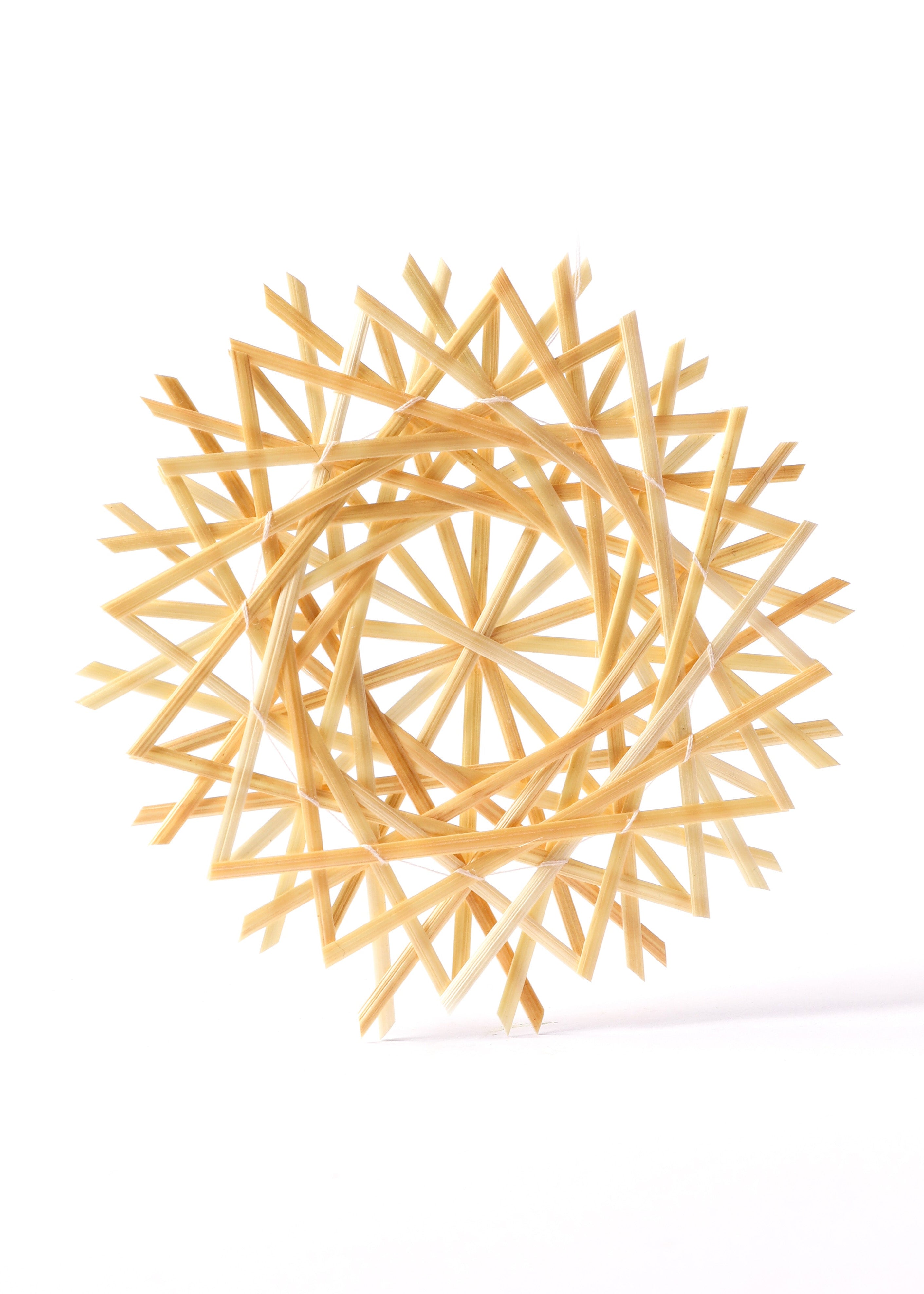 Ornaments "Wheat snowflake" (two sizes)