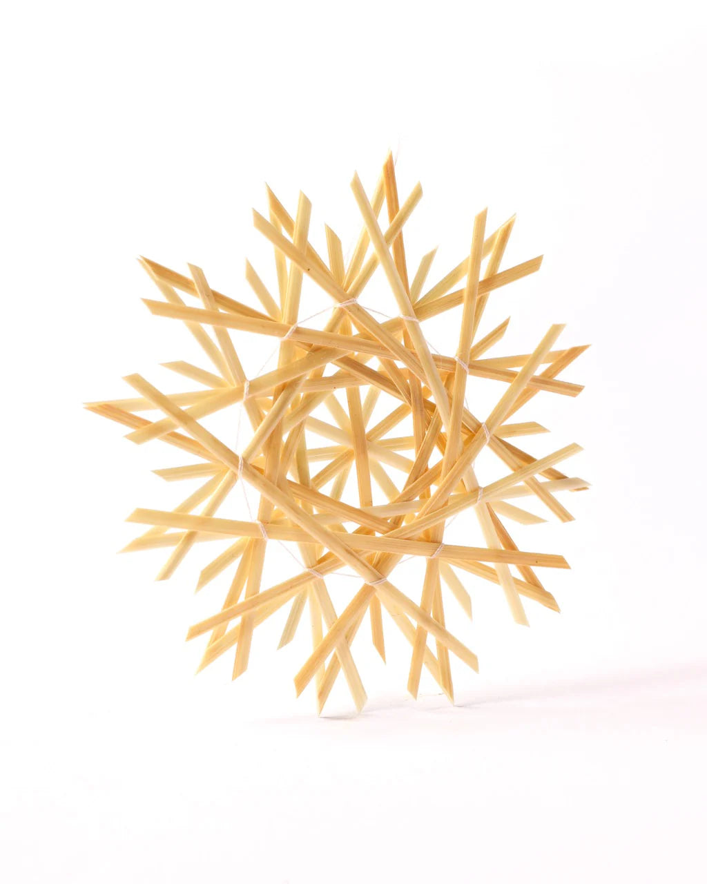 Ornaments "Wheat snowflake" (two sizes)