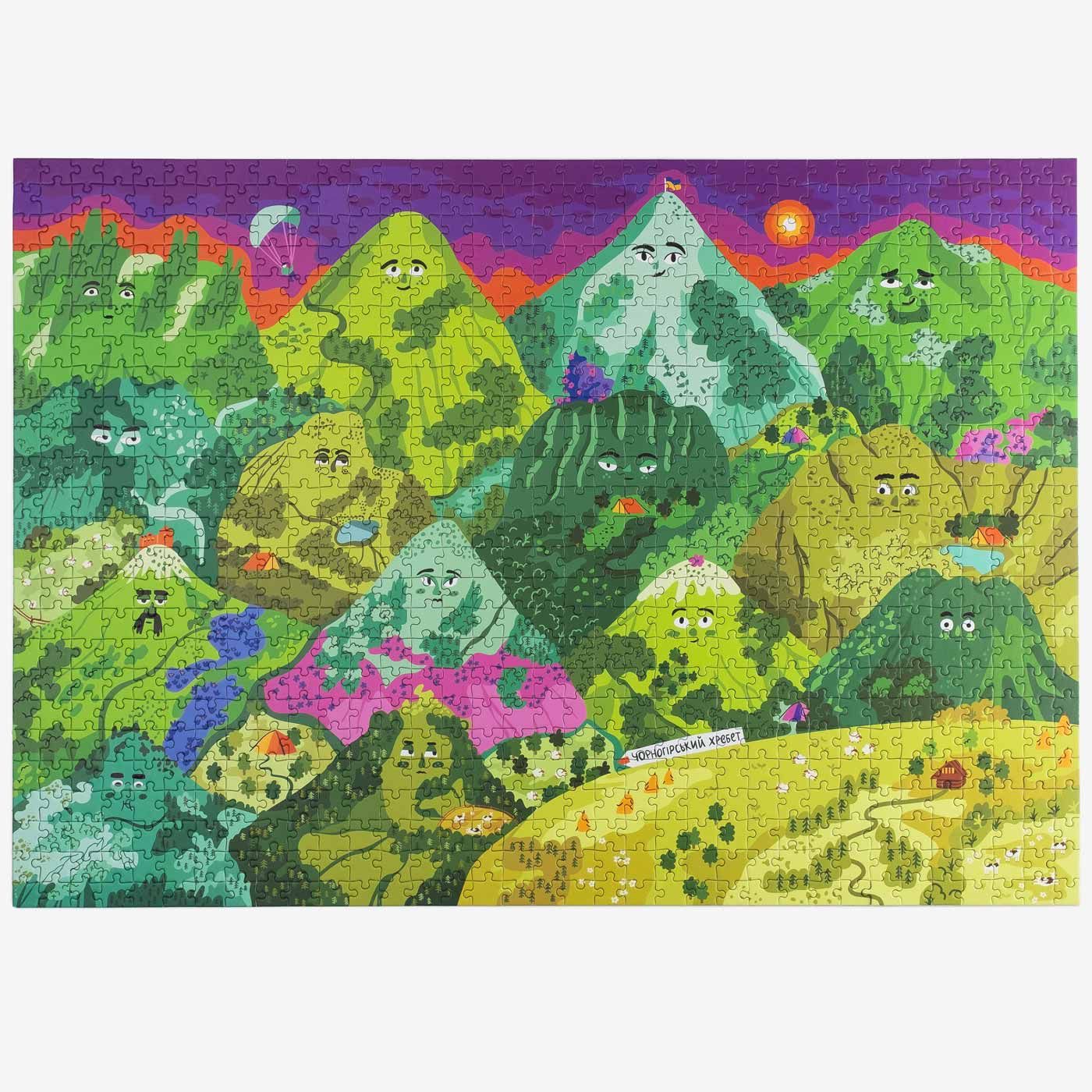 Puzzle Chornohora 875 pieces