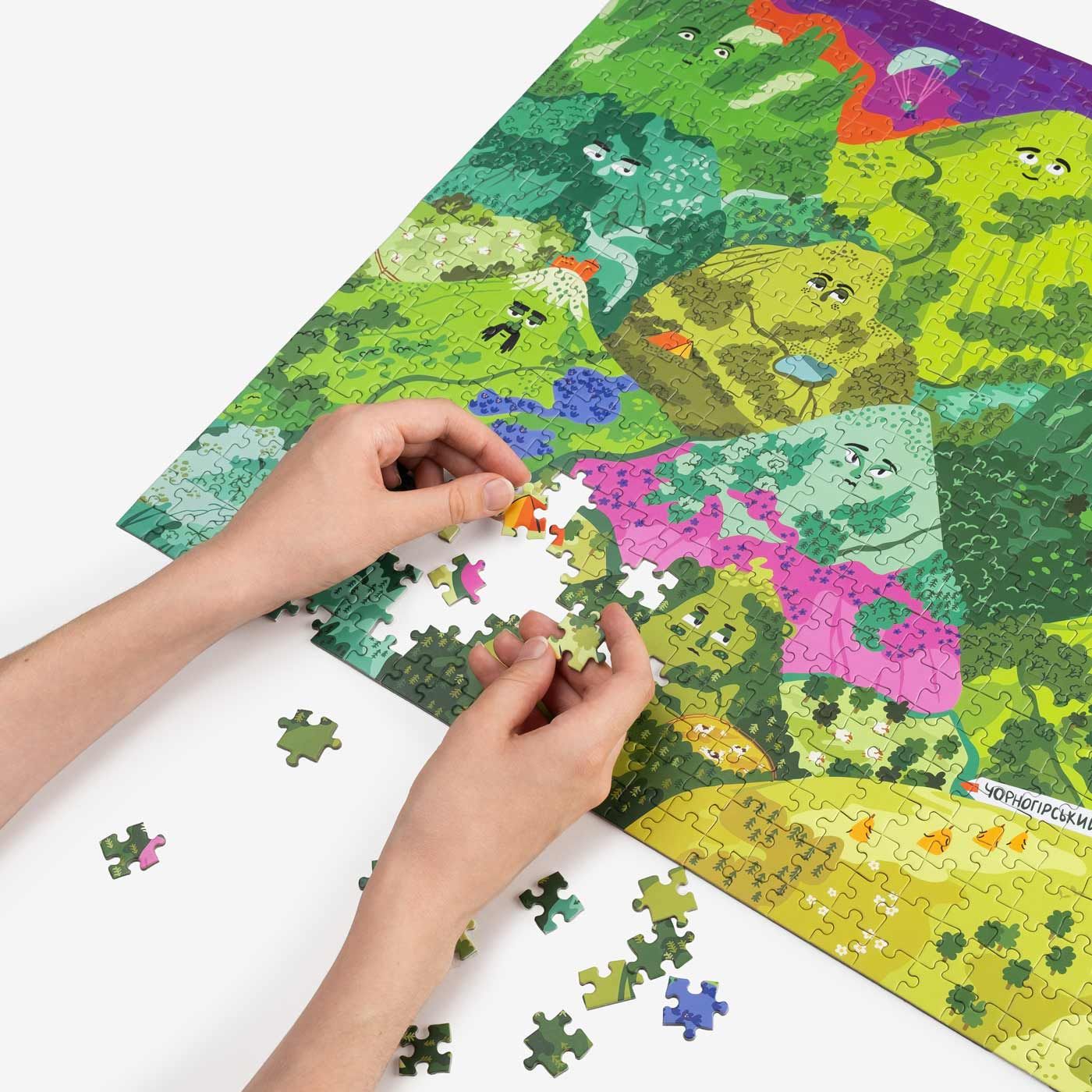 Puzzle Chornohora 875 pieces