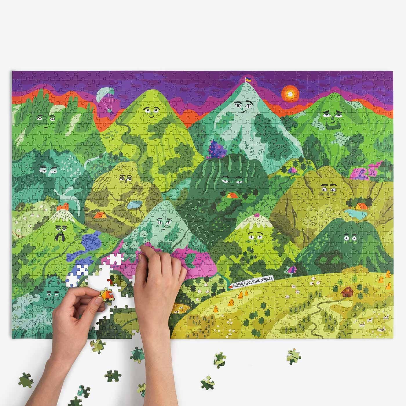 Puzzle Chornohora 875 pieces