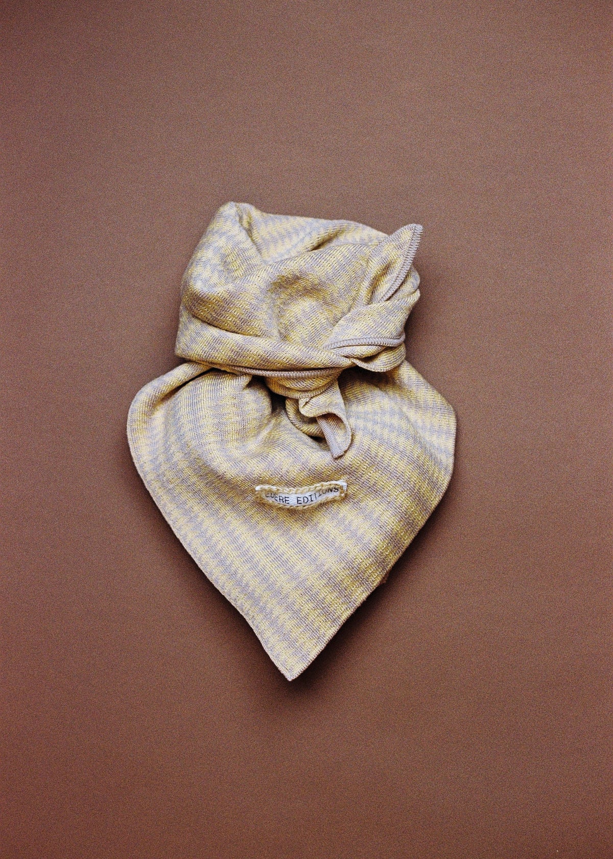 Colombina Merino Scarf in Creamy Corn Beige