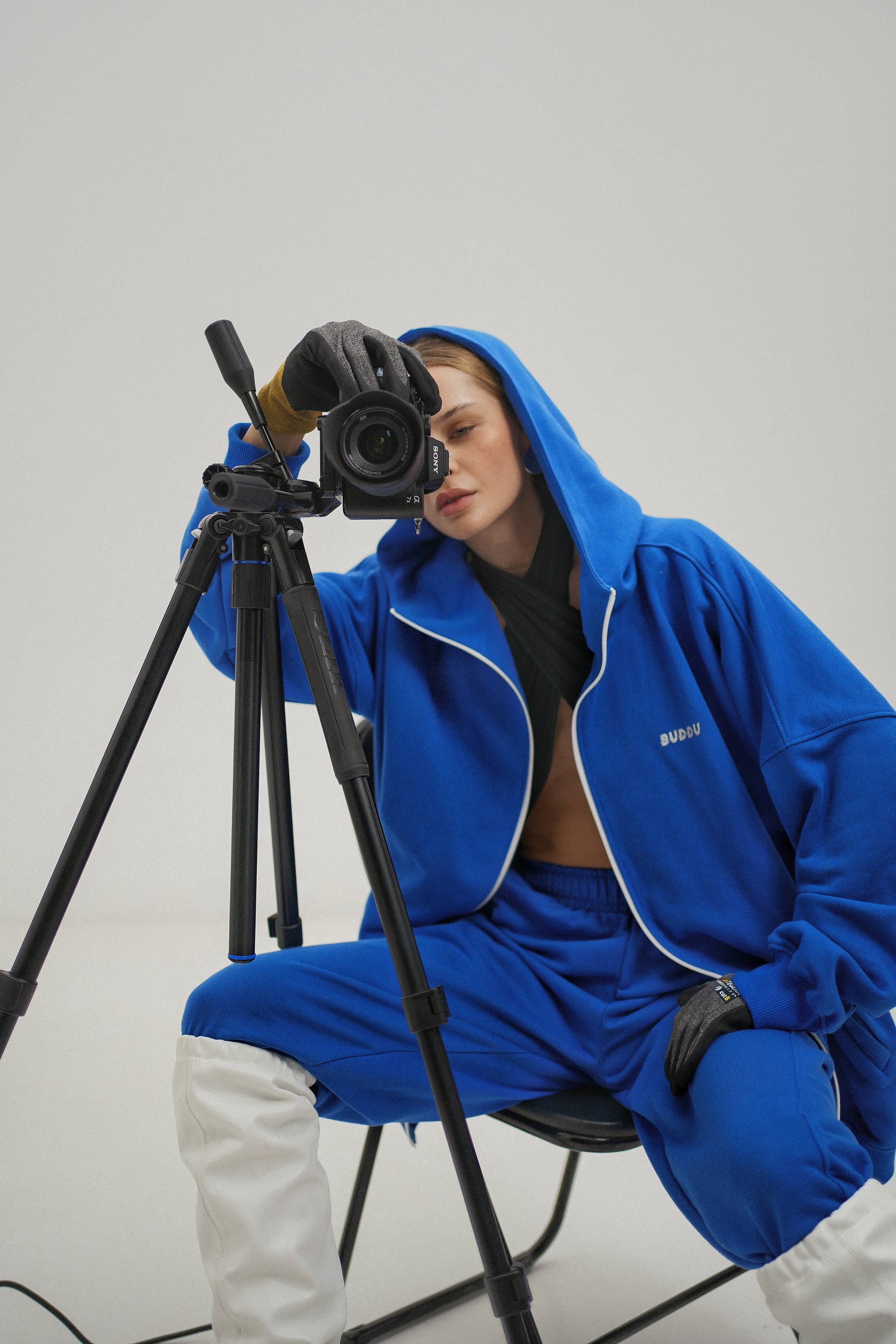 Suit with zip-hoodie "Electro"