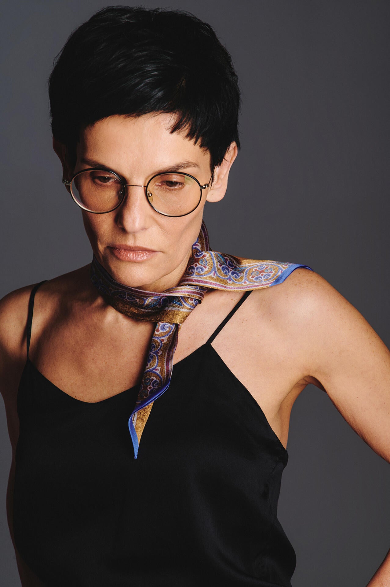 Silk twilly "Ensemble"